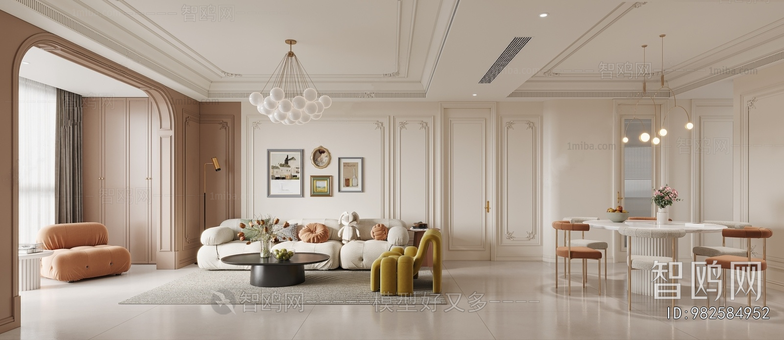 French Style A Living Room