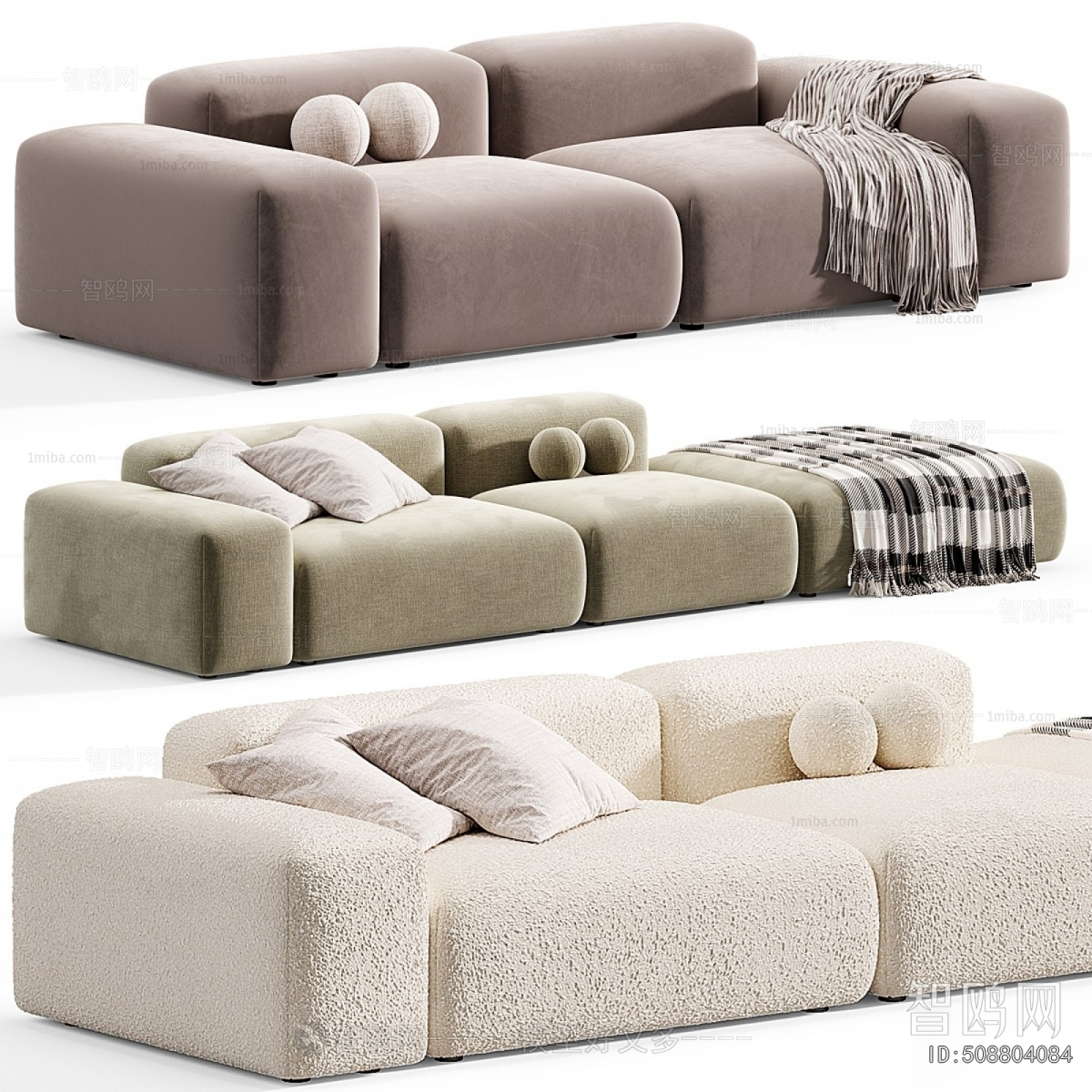 Modern Multi Person Sofa