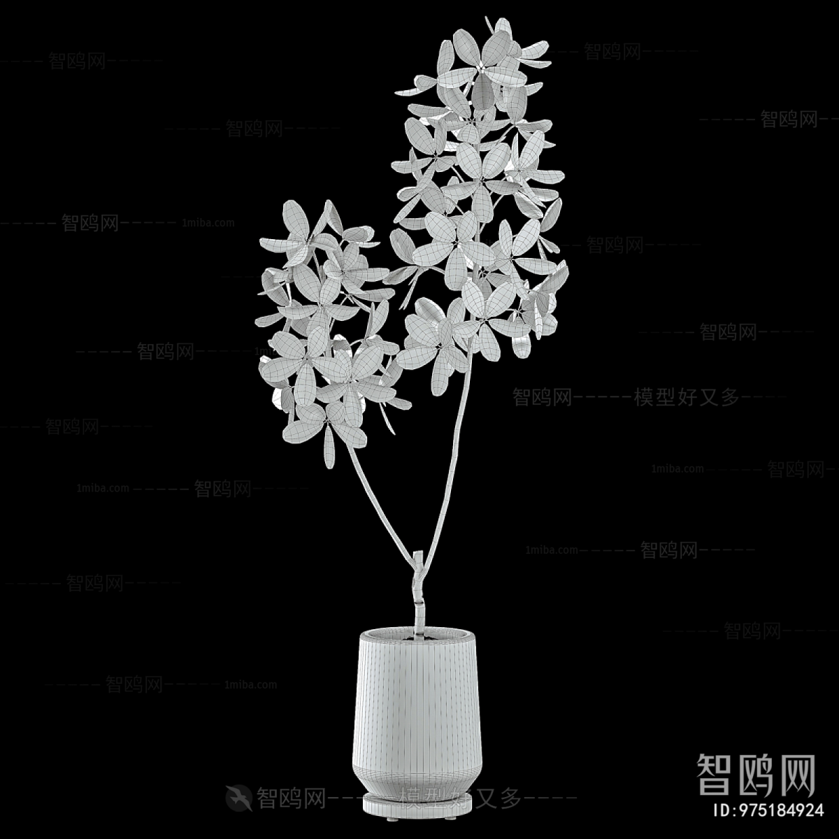 Modern Ground Green Plant Potted Plants