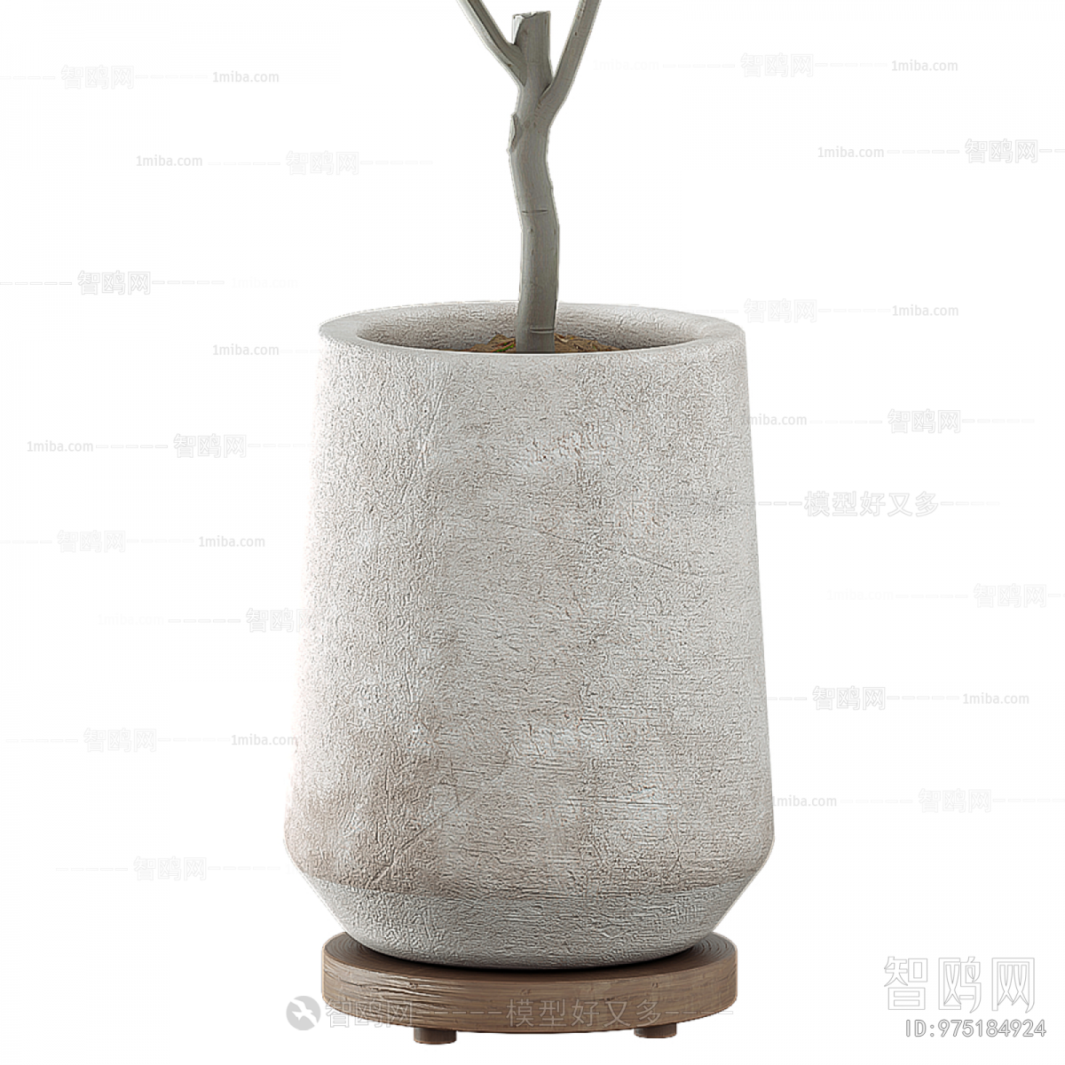 Modern Ground Green Plant Potted Plants