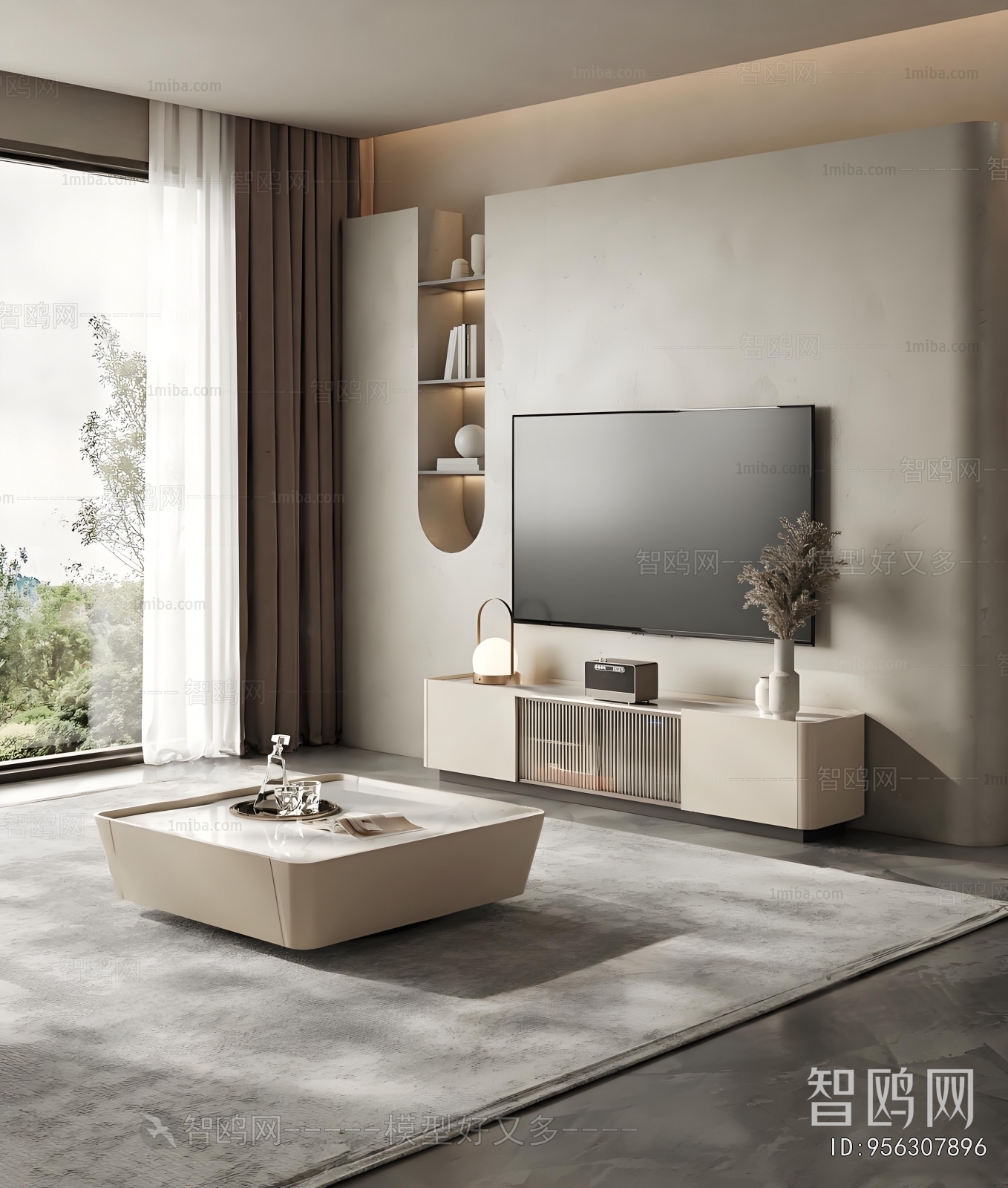 Wabi-sabi Style A Living Room