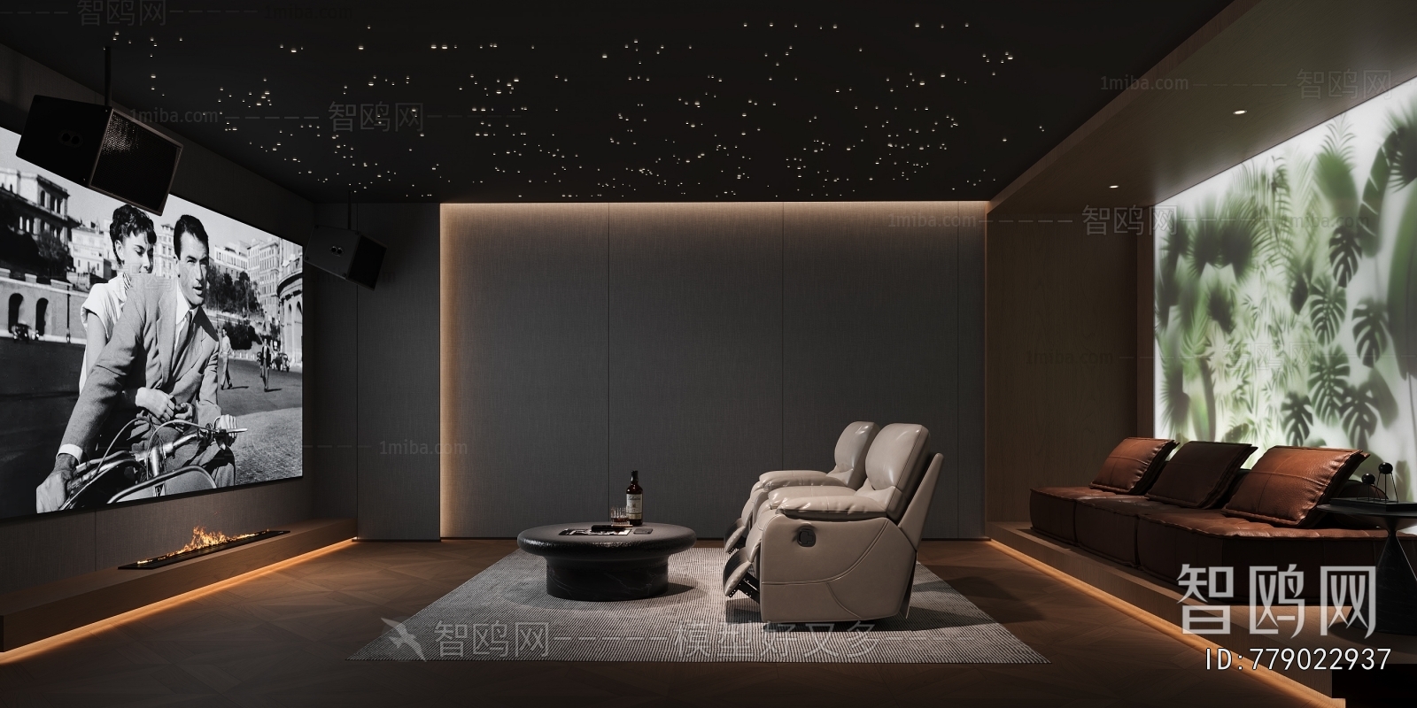 Modern Audiovisual Room