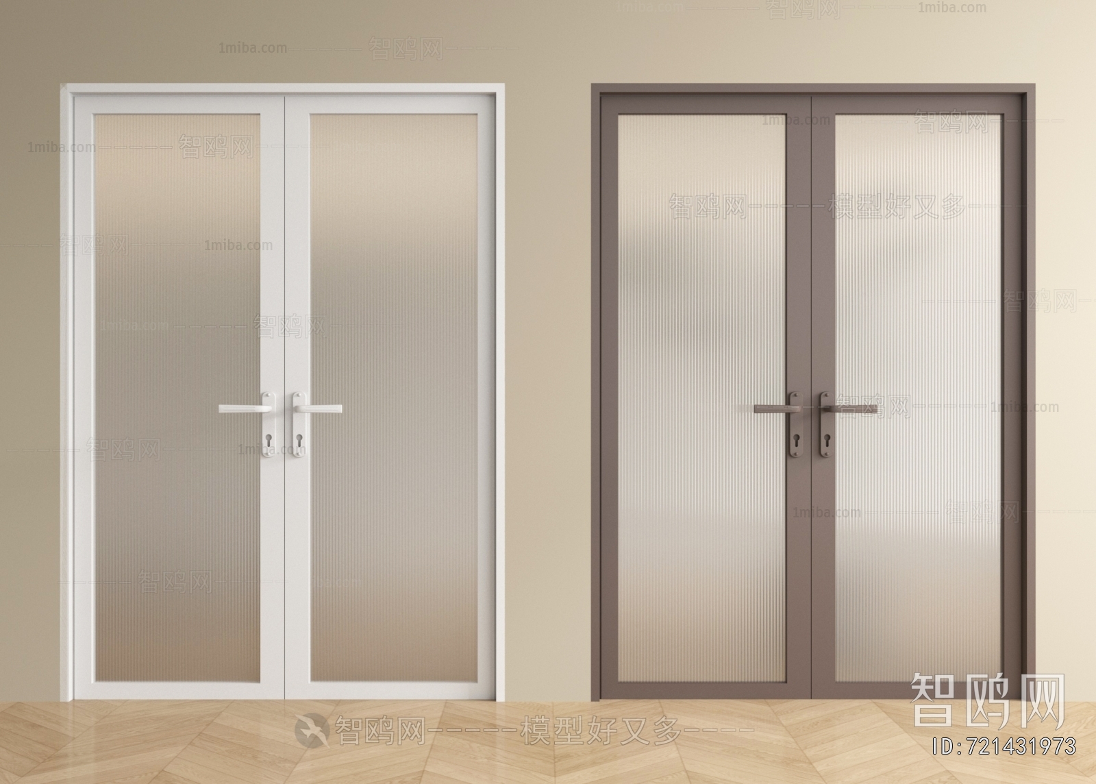 Modern Double Door