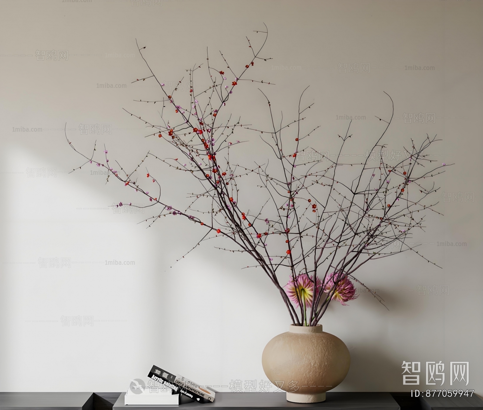 Wabi-sabi Style Dried Branch