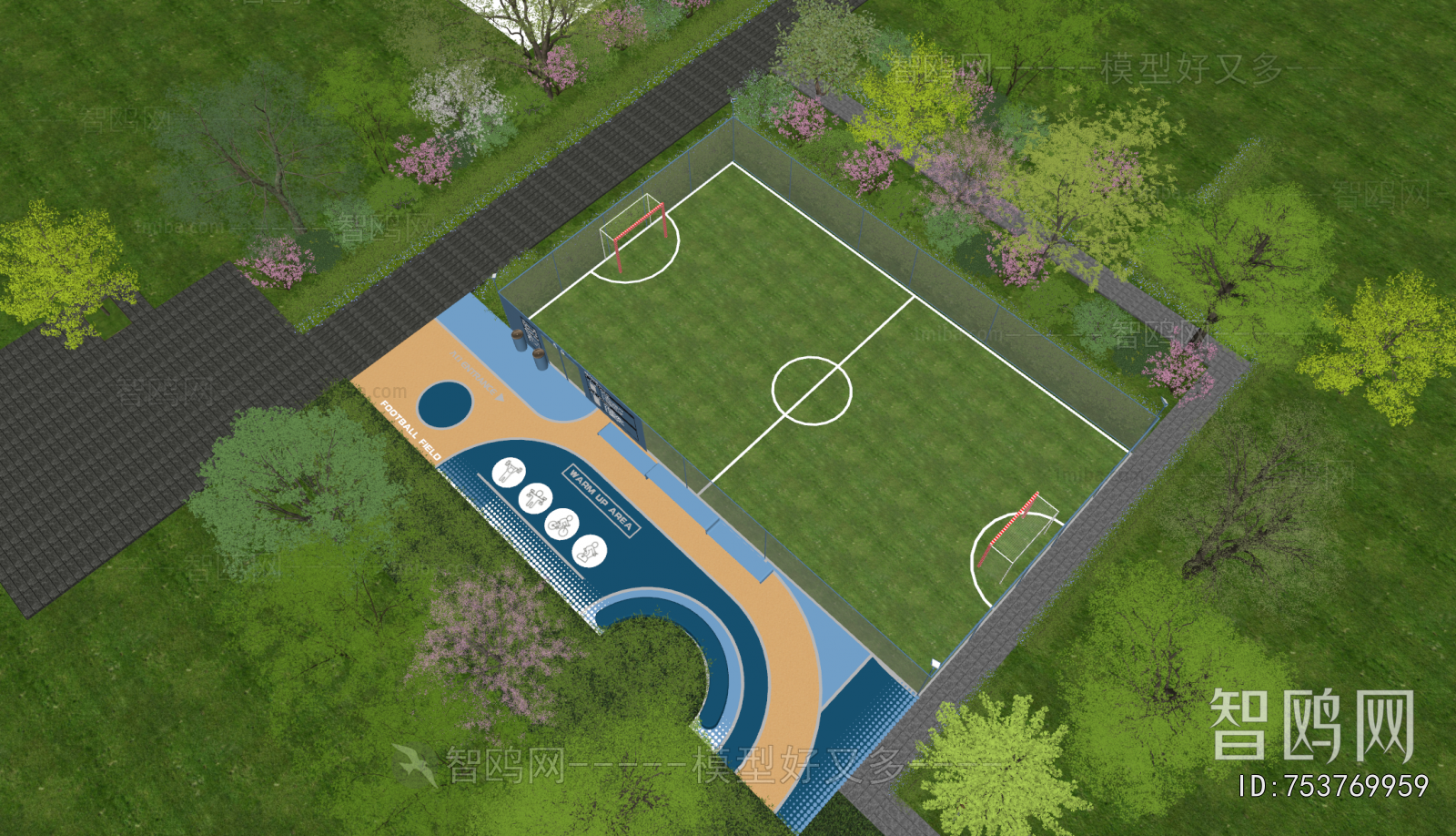 Modern Outdoor Sports Stadium