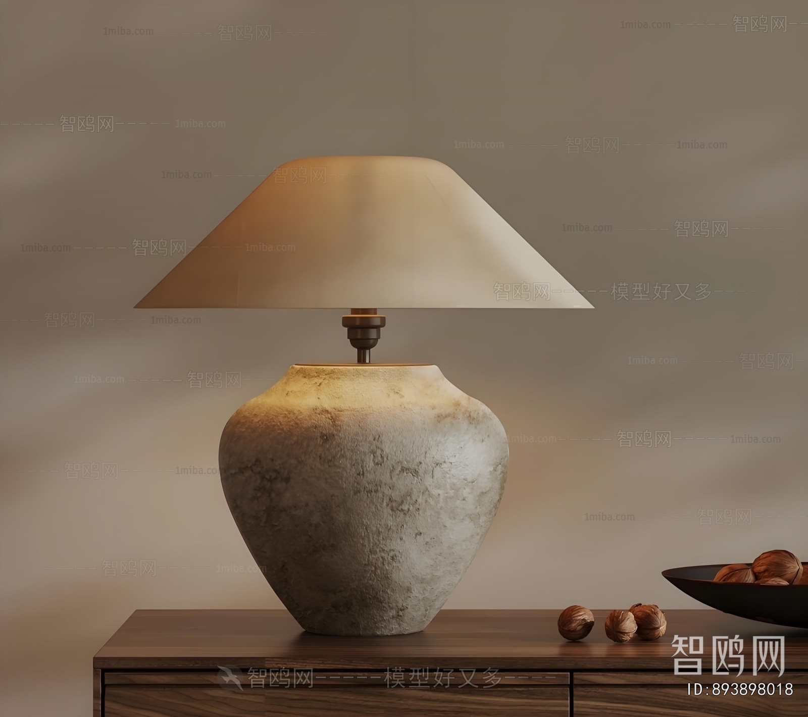 Wabi-sabi Style Table Lamp