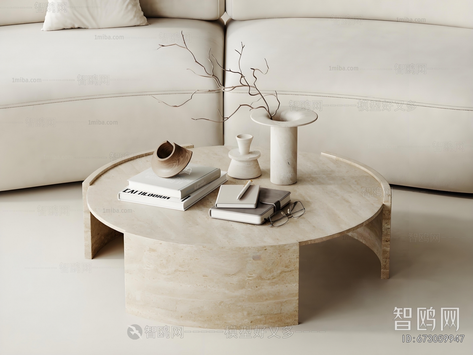 Wabi-sabi Style Coffee Table