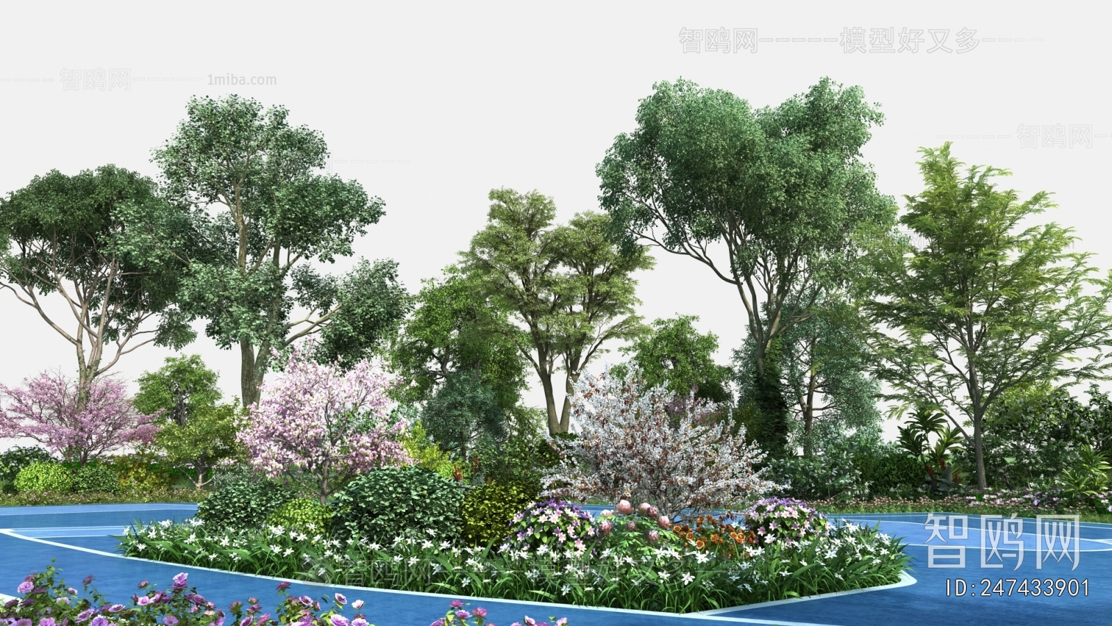 Modern Park Landscape