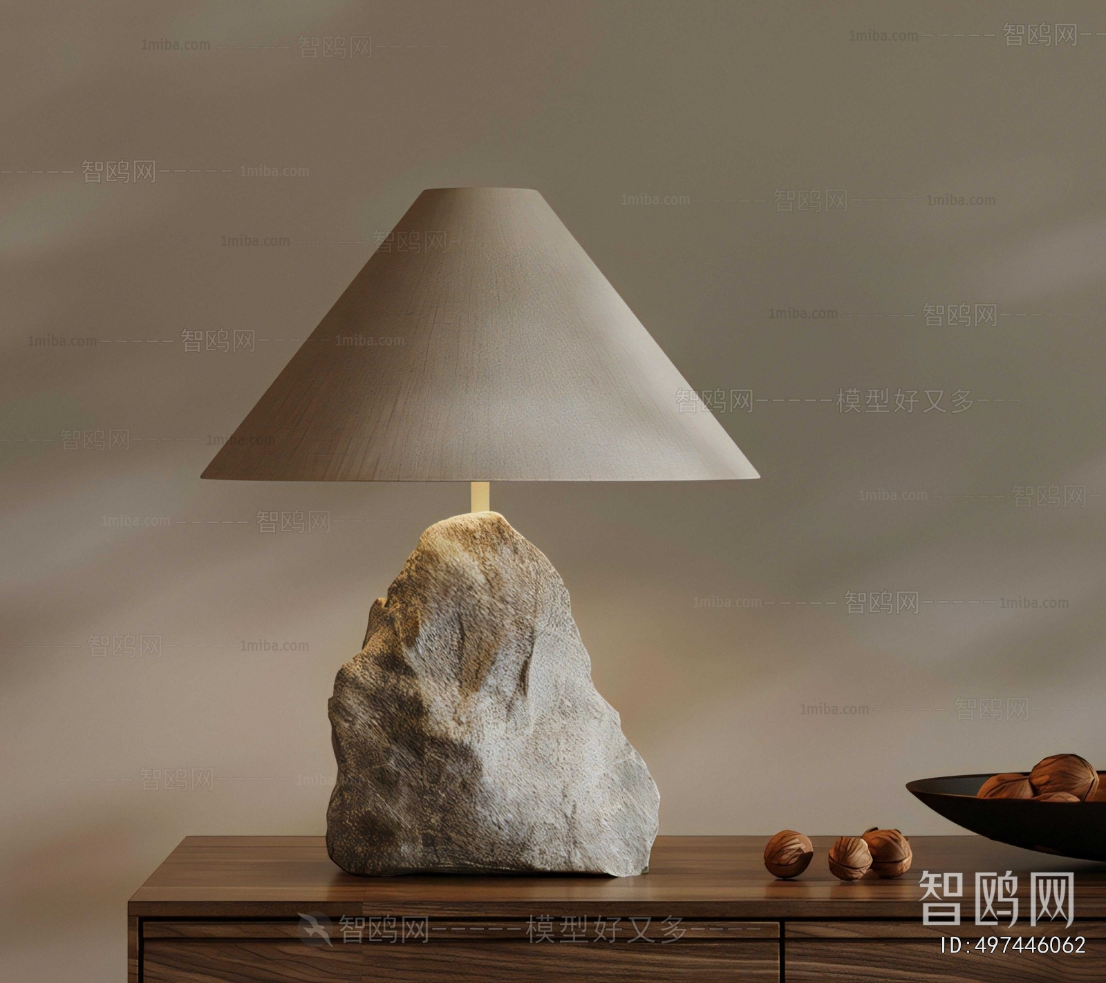 Wabi-sabi Style Table Lamp