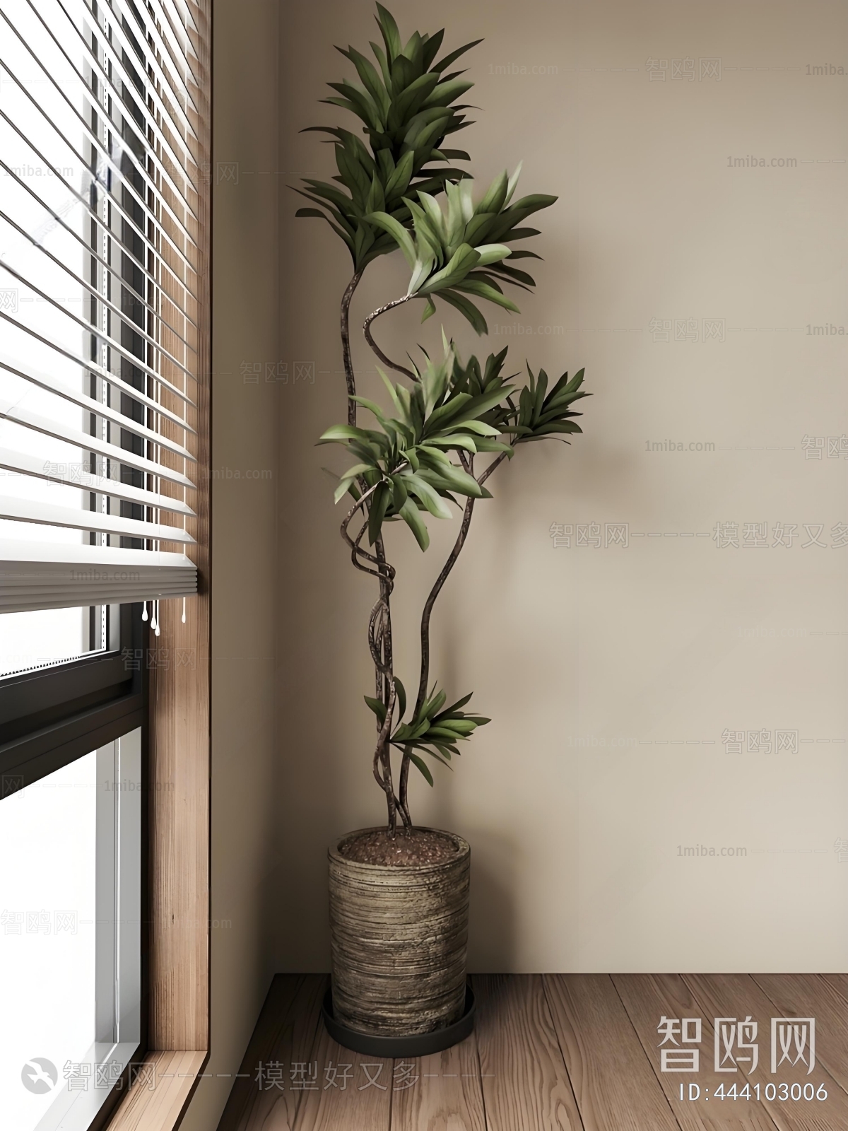 Modern Ground Green Plant Potted Plants