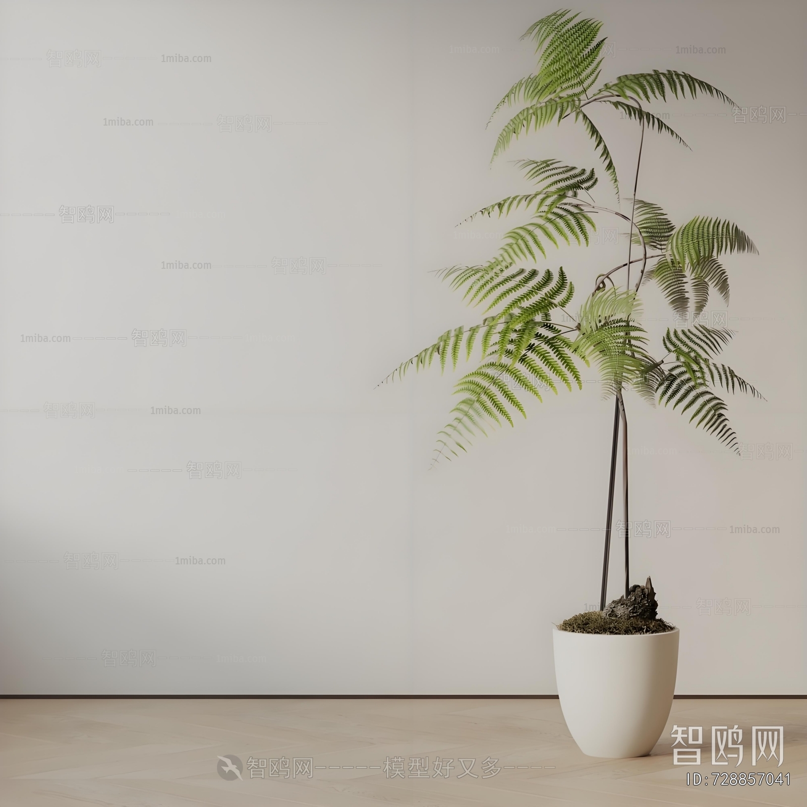 New Chinese Style Ground Green Plant Potted Plants