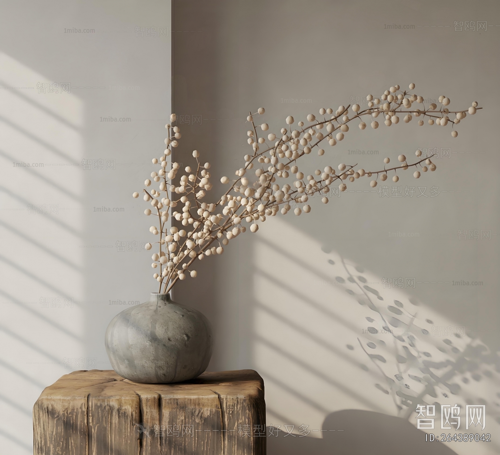 Wabi-sabi Style Dried Branch