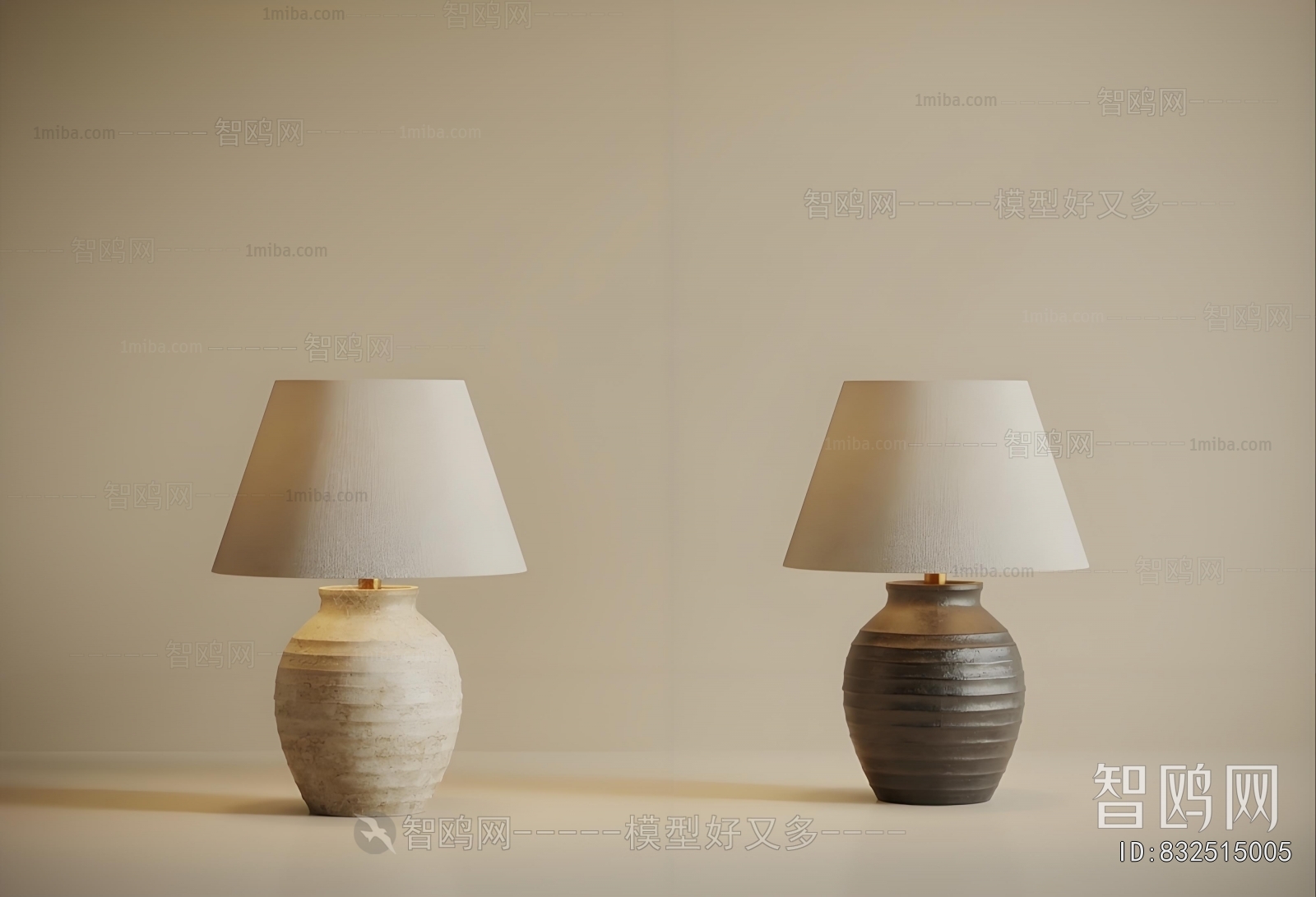 Wabi-sabi Style Table Lamp