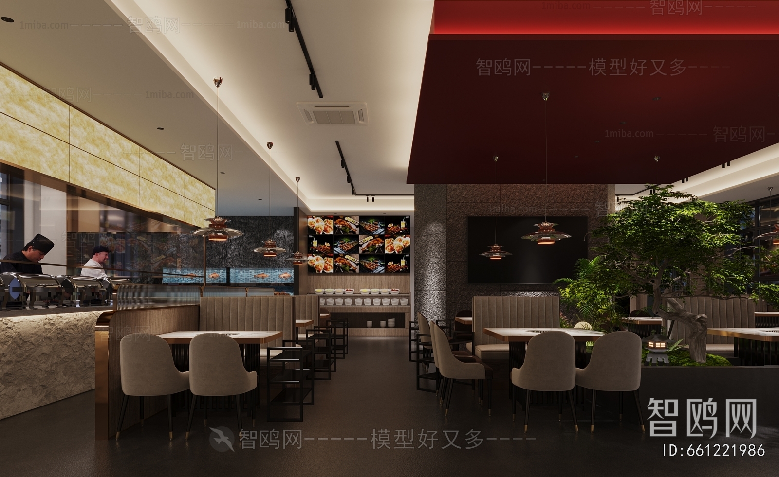 Modern Barbecue Restaurant