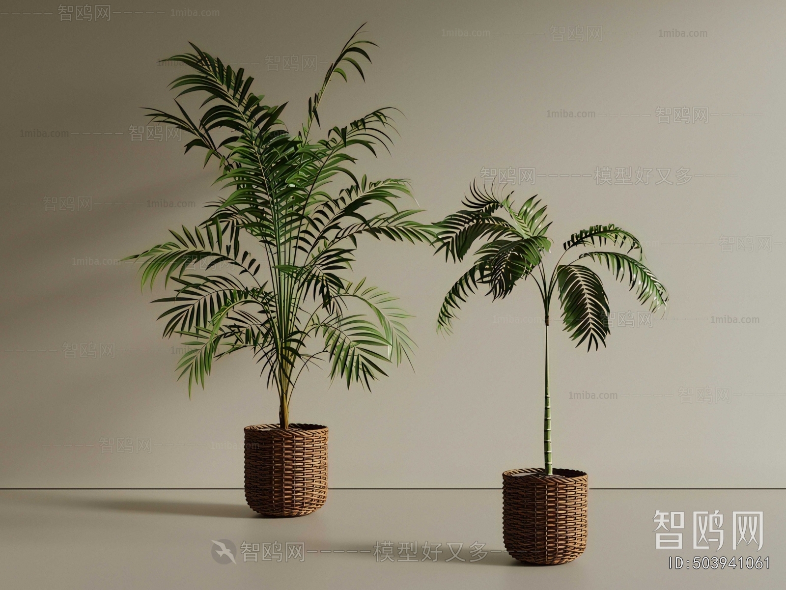 New Chinese Style Ground Green Plant Potted Plants