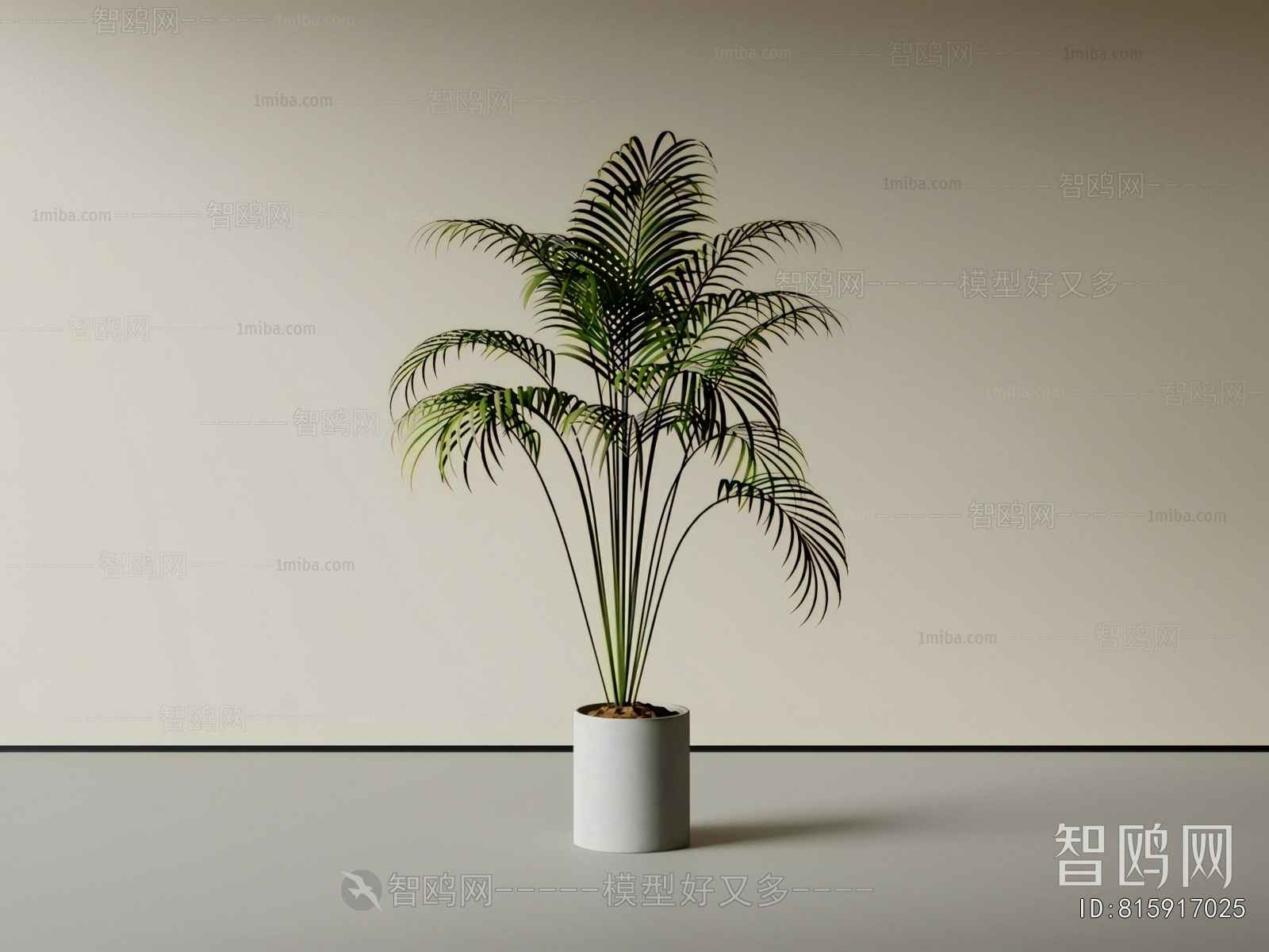 Modern Ground Green Plant Potted Plants