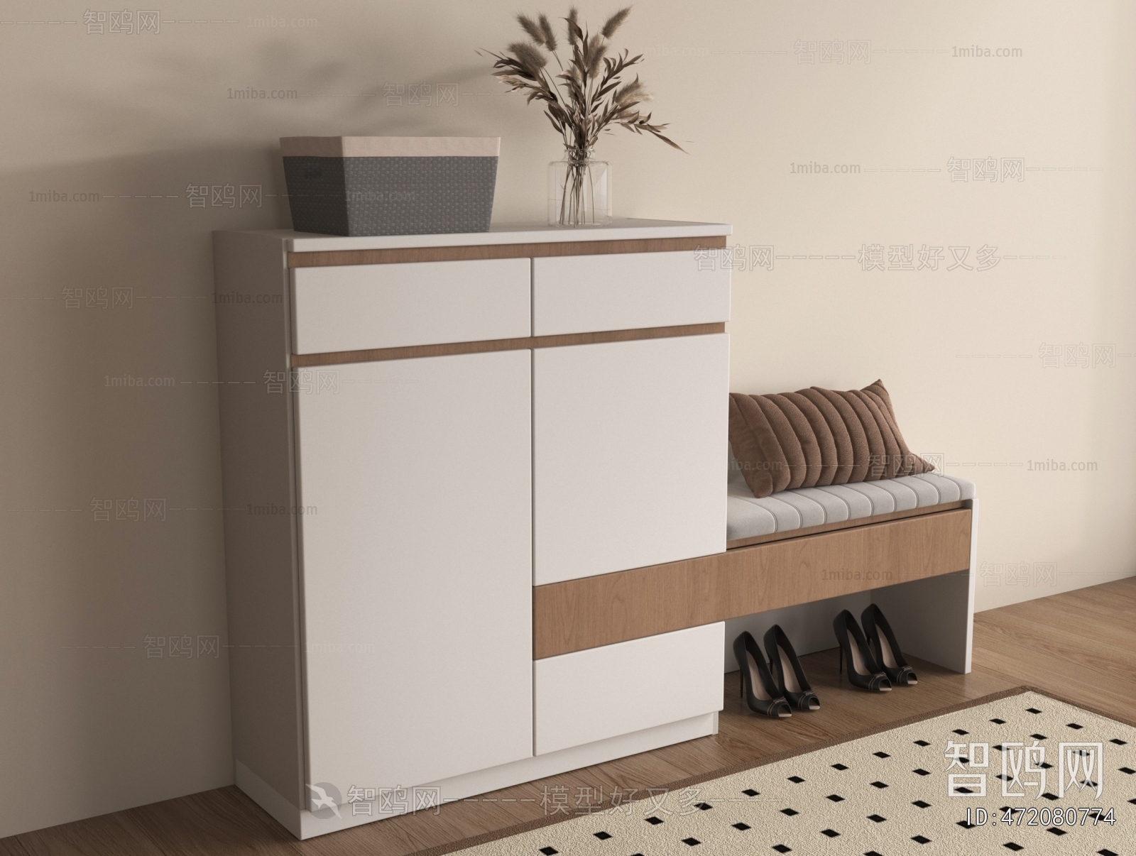 Modern Shoe Cabinet