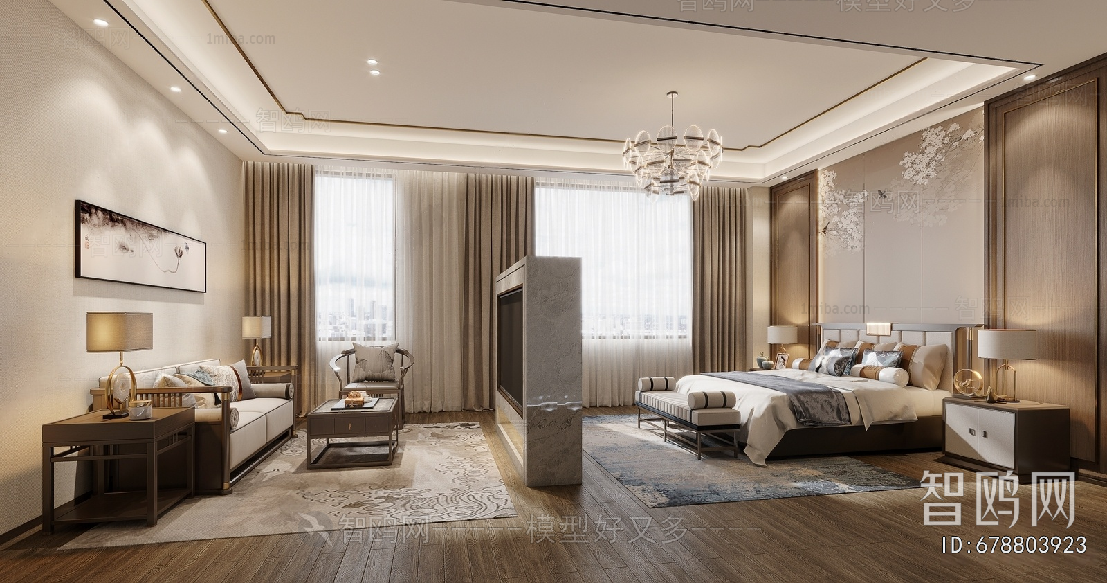 New Chinese Style Guest Room