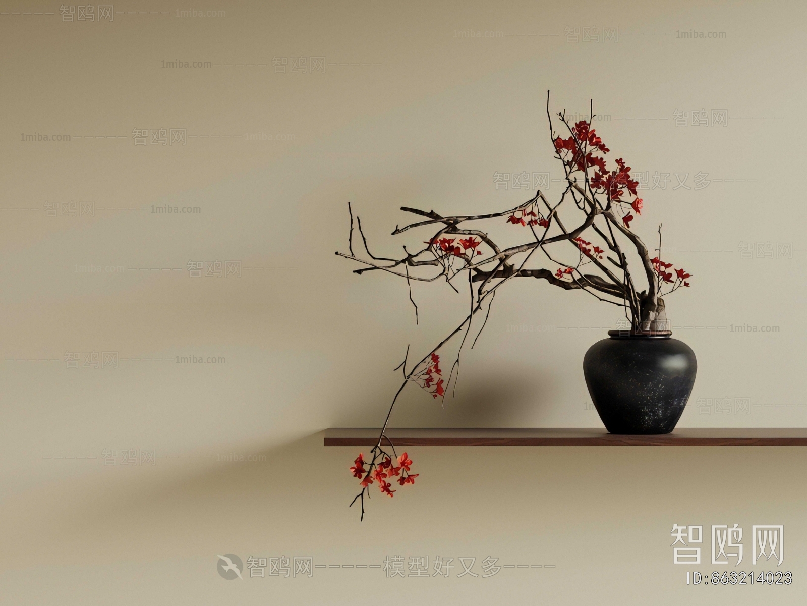 New Chinese Style Flower Arrangement