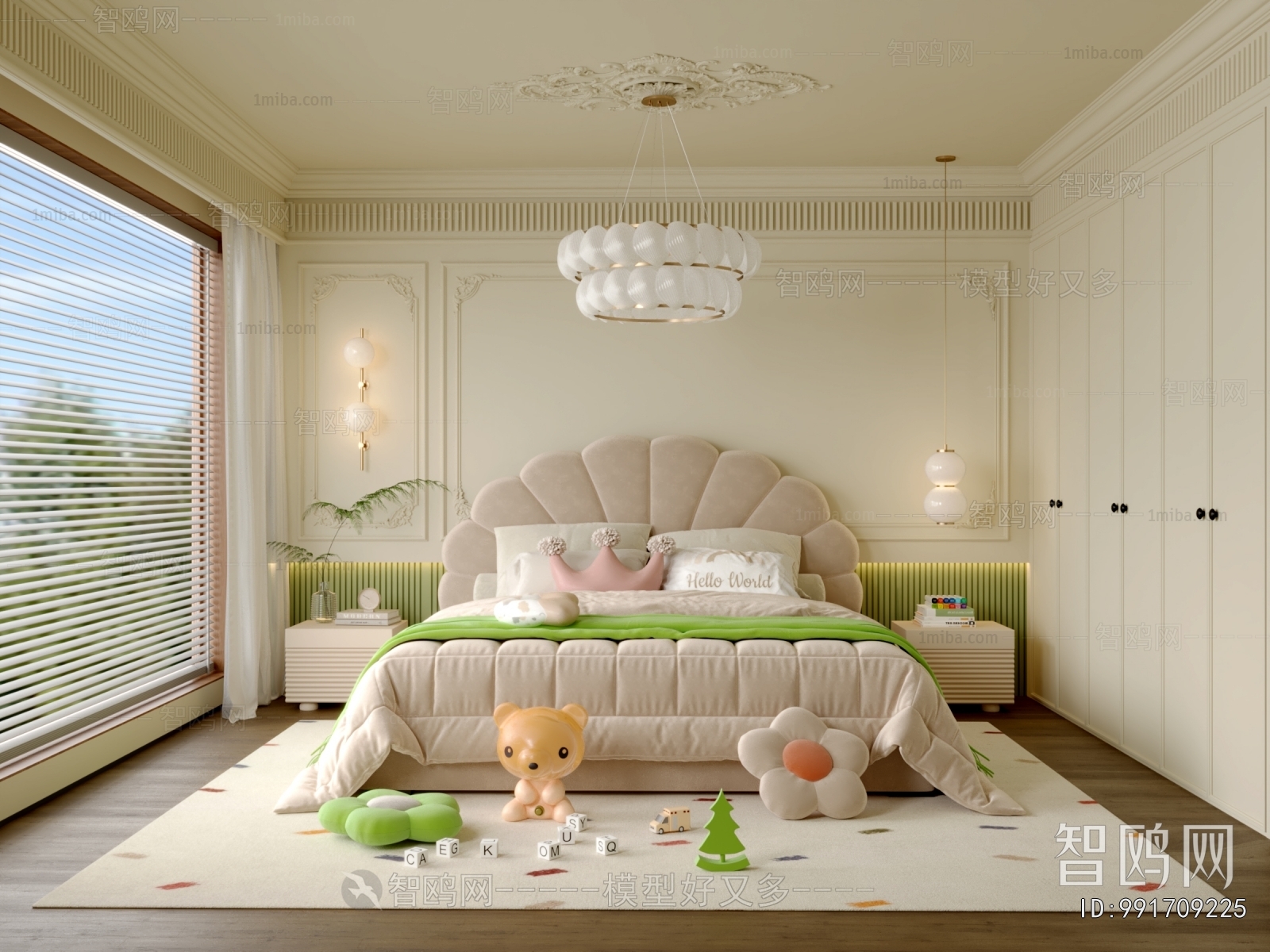 French Style Girl's Room Daughter's Room