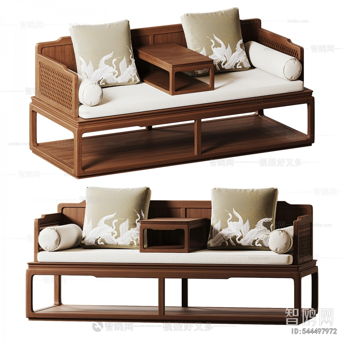 New Chinese Style A Sofa For Two