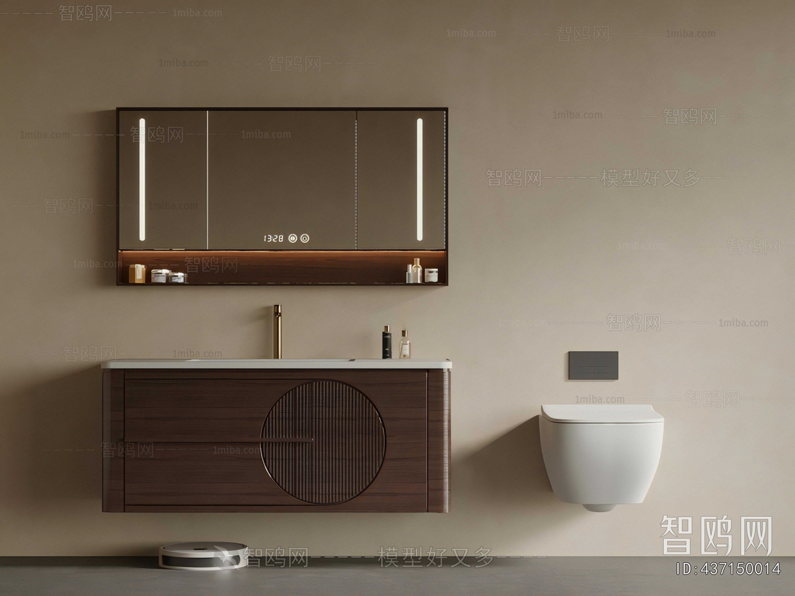 New Chinese Style Bathroom Cabinet