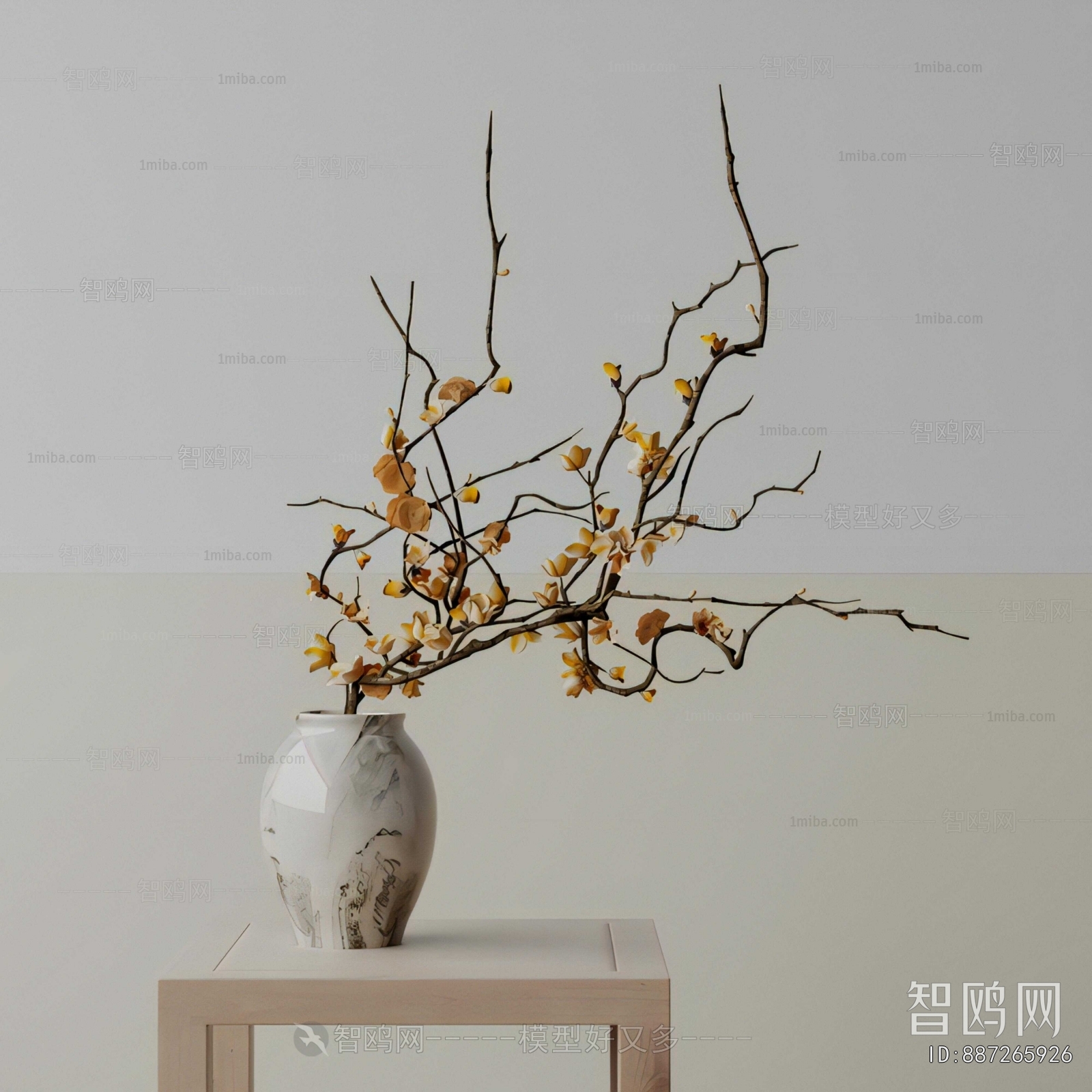 New Chinese Style Flower Arrangement