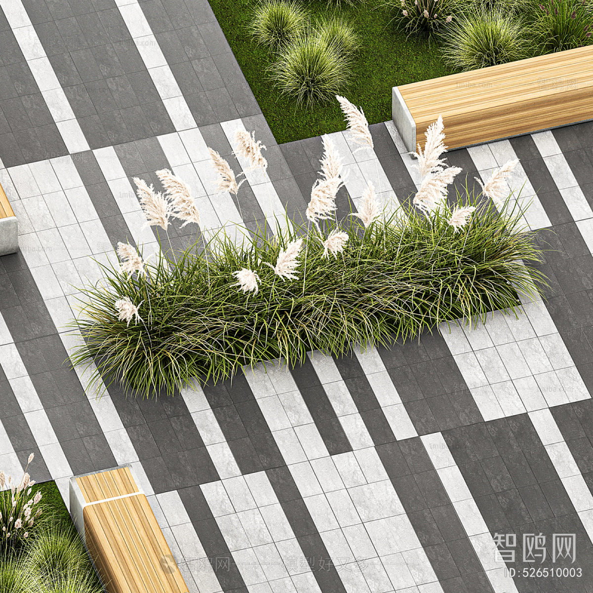 Modern Park Landscape