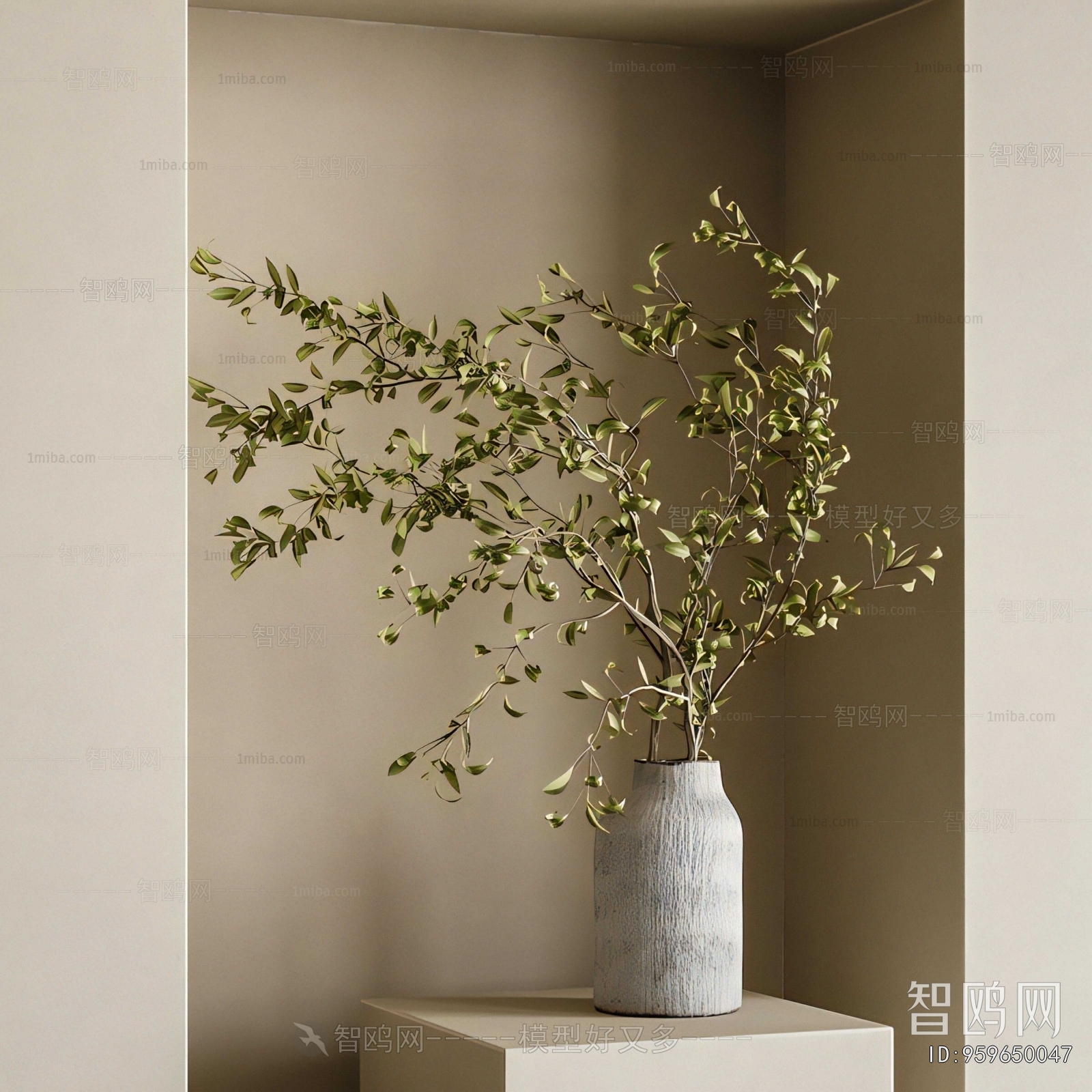 Modern Aquatic Green Plant