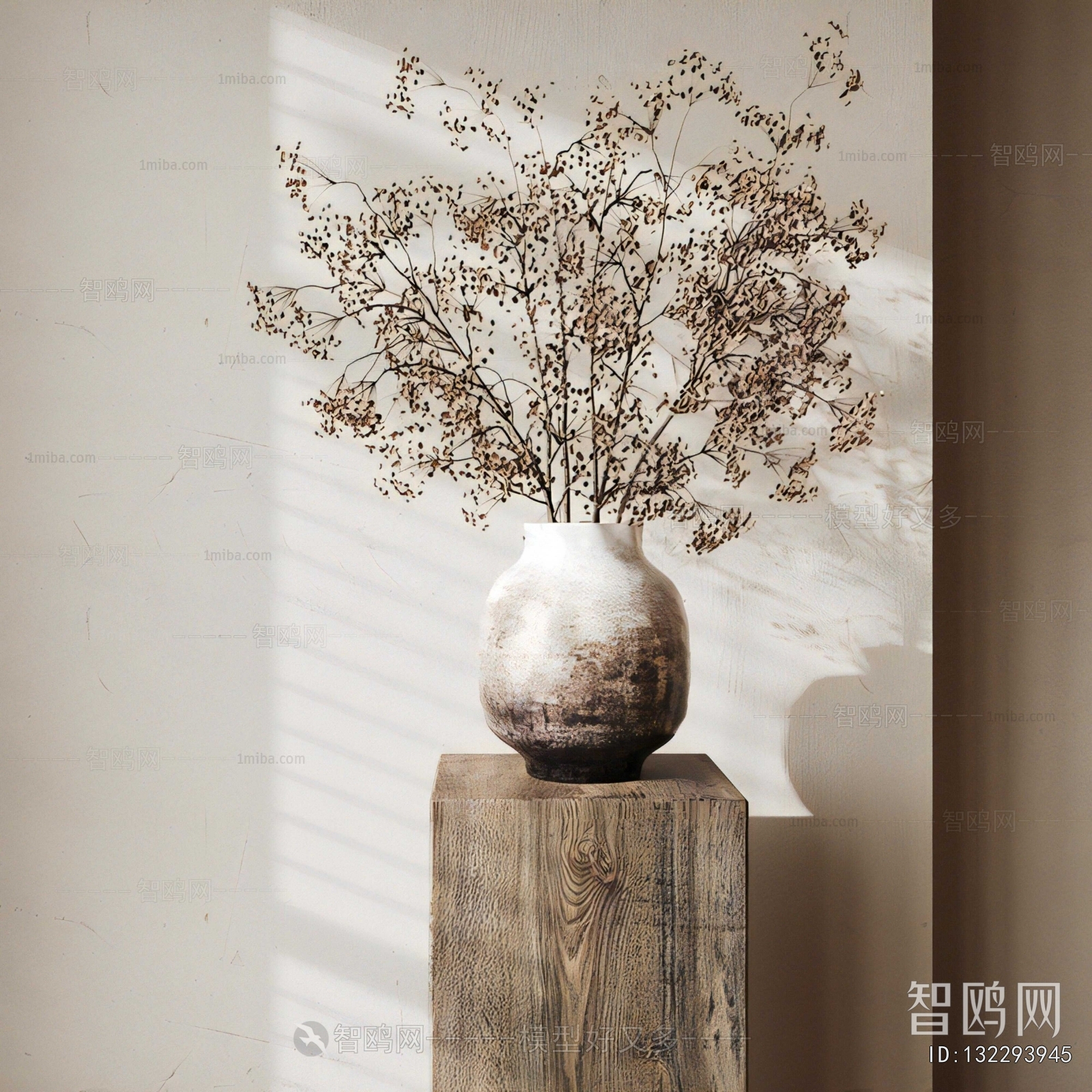 Wabi-sabi Style Dried Branch