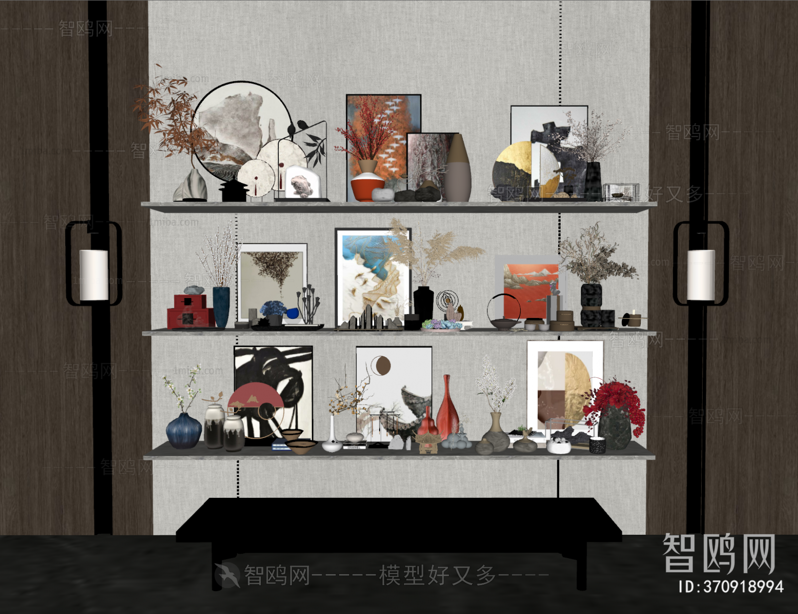 New Chinese Style Decorative Set