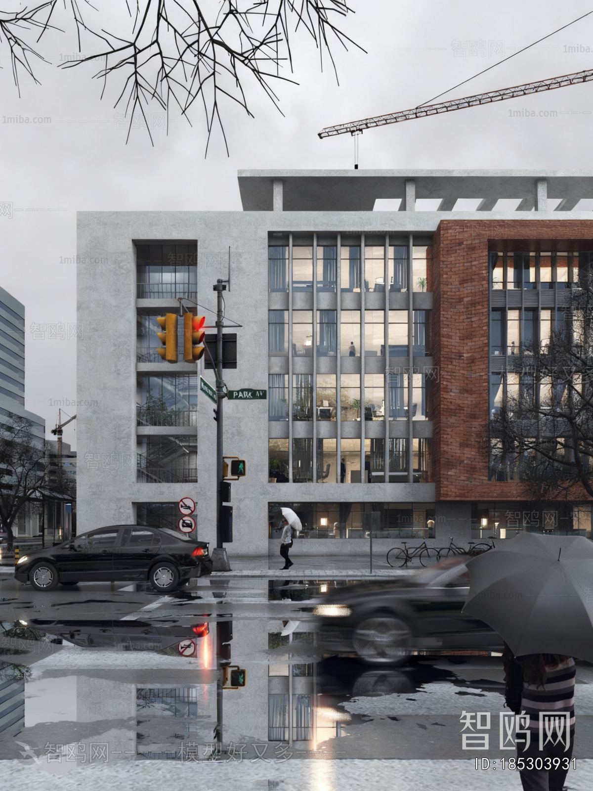 Modern Appearance Of Commercial Building