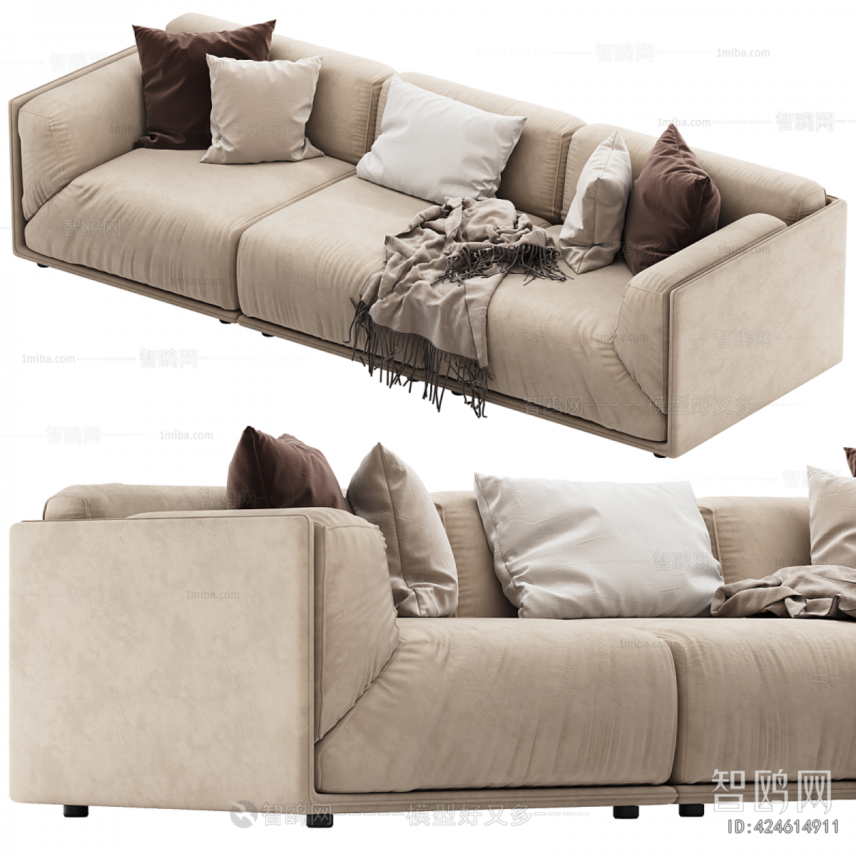 Modern Three-seat Sofa