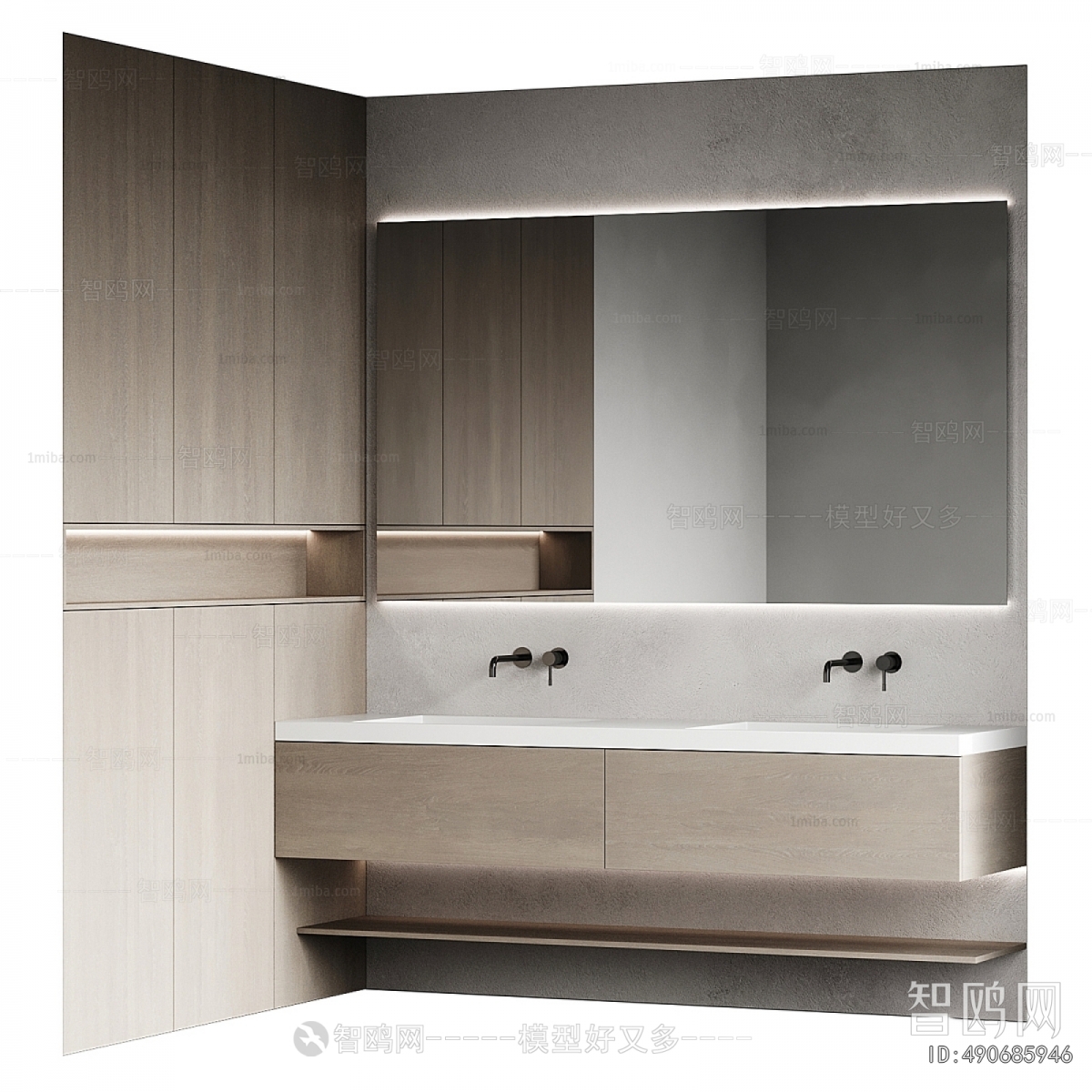 Modern Bathroom Cabinet