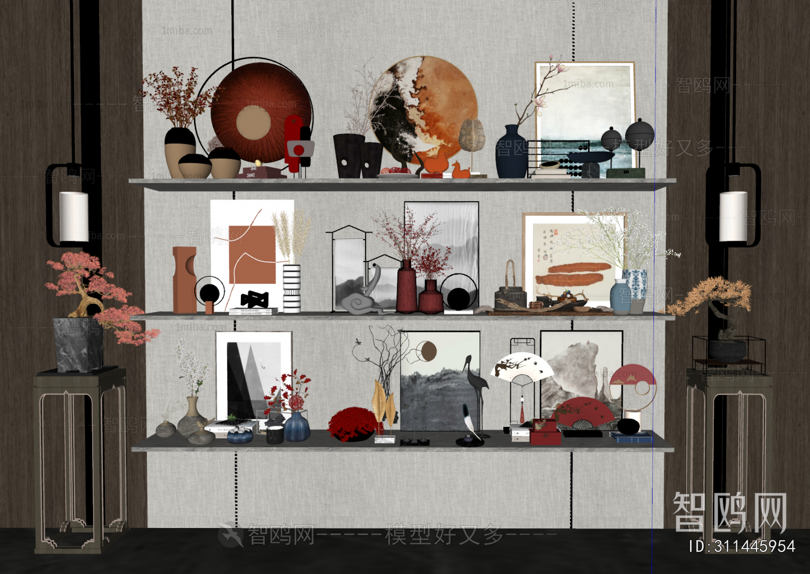 New Chinese Style Decorative Set