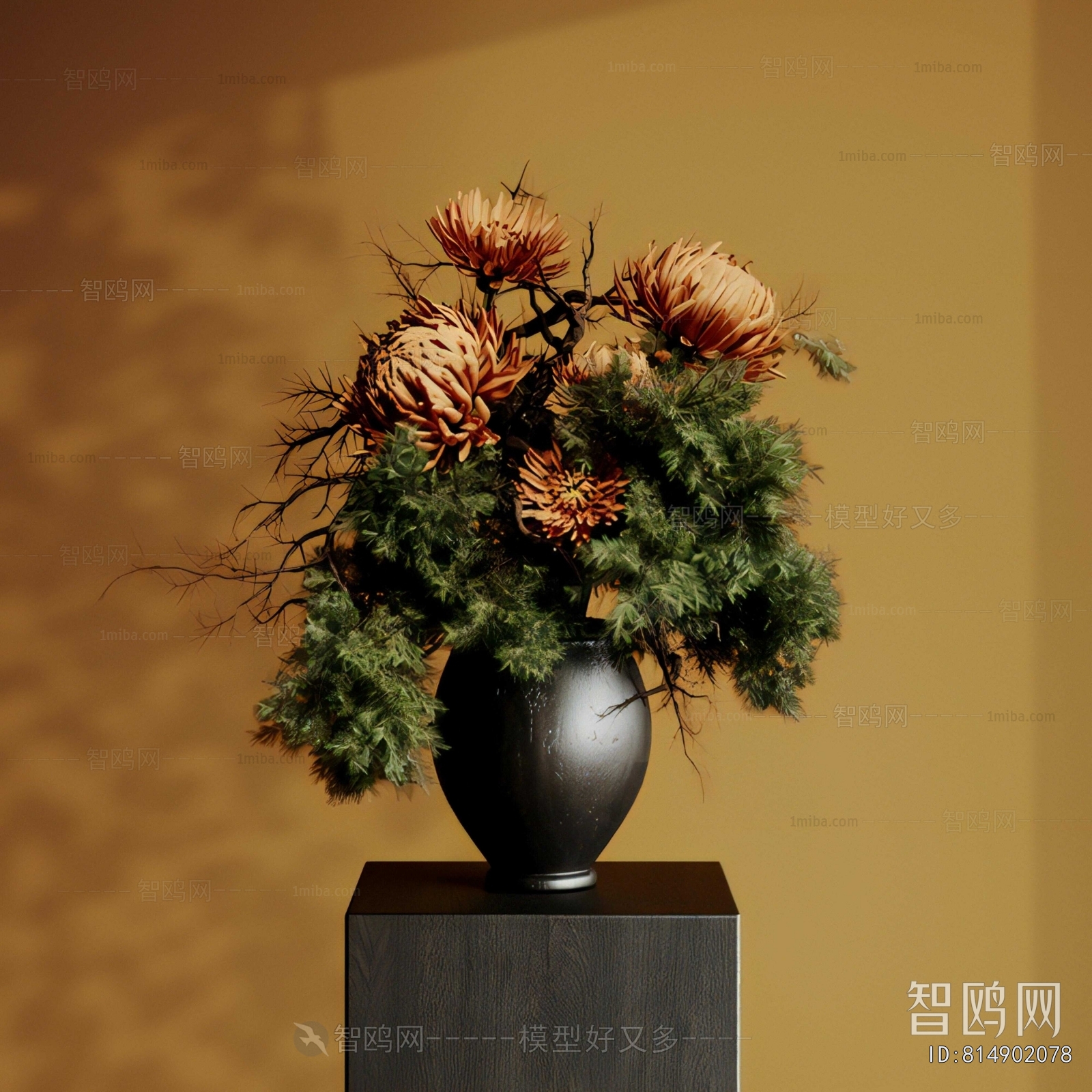 New Chinese Style Flower Arrangement