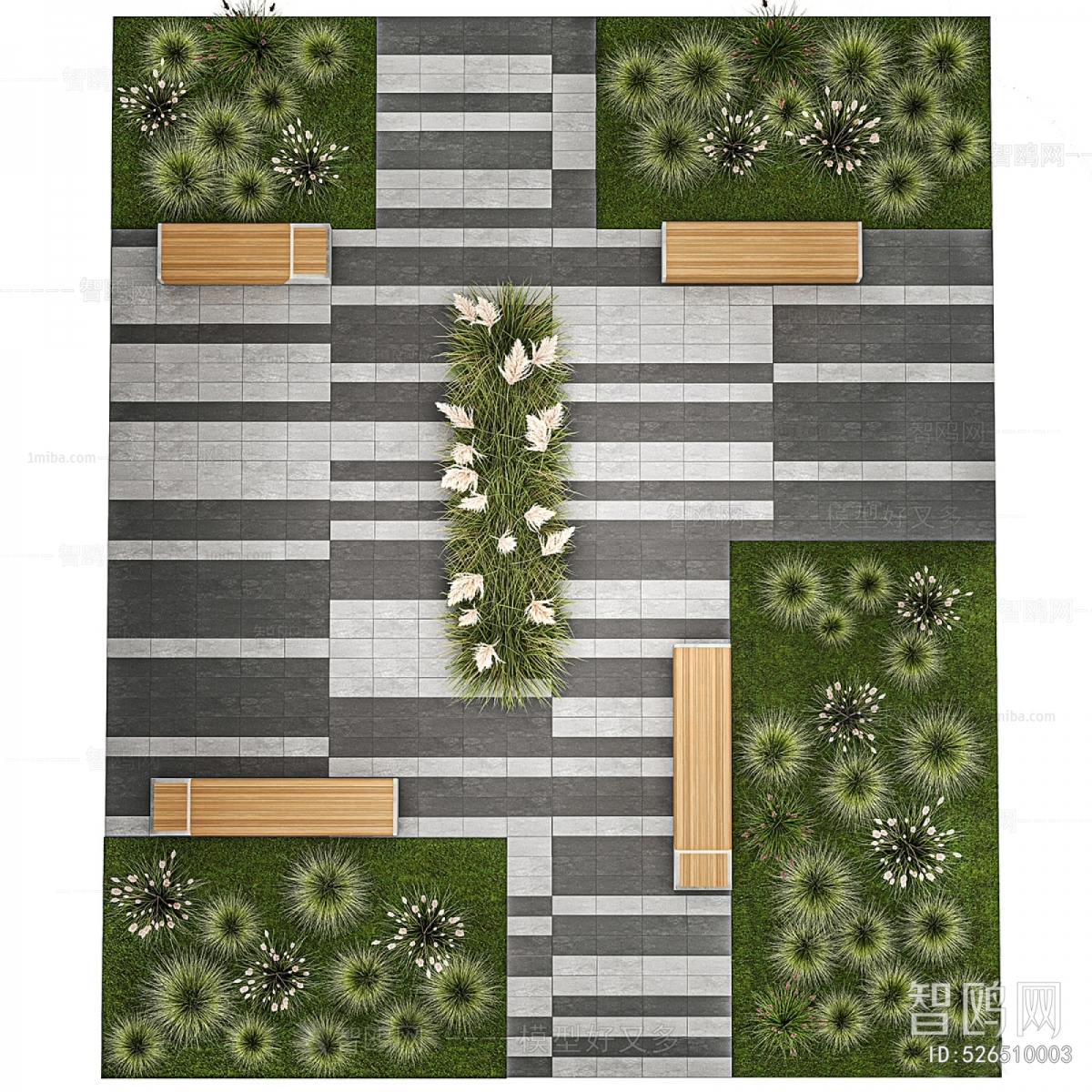 Modern Park Landscape