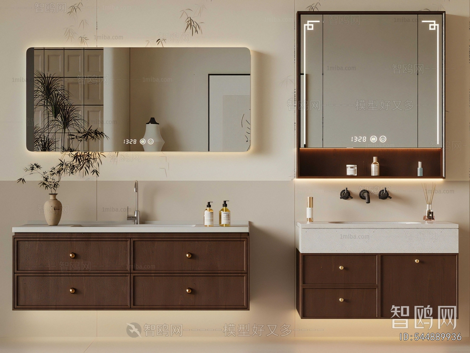New Chinese Style Bathroom Cabinet