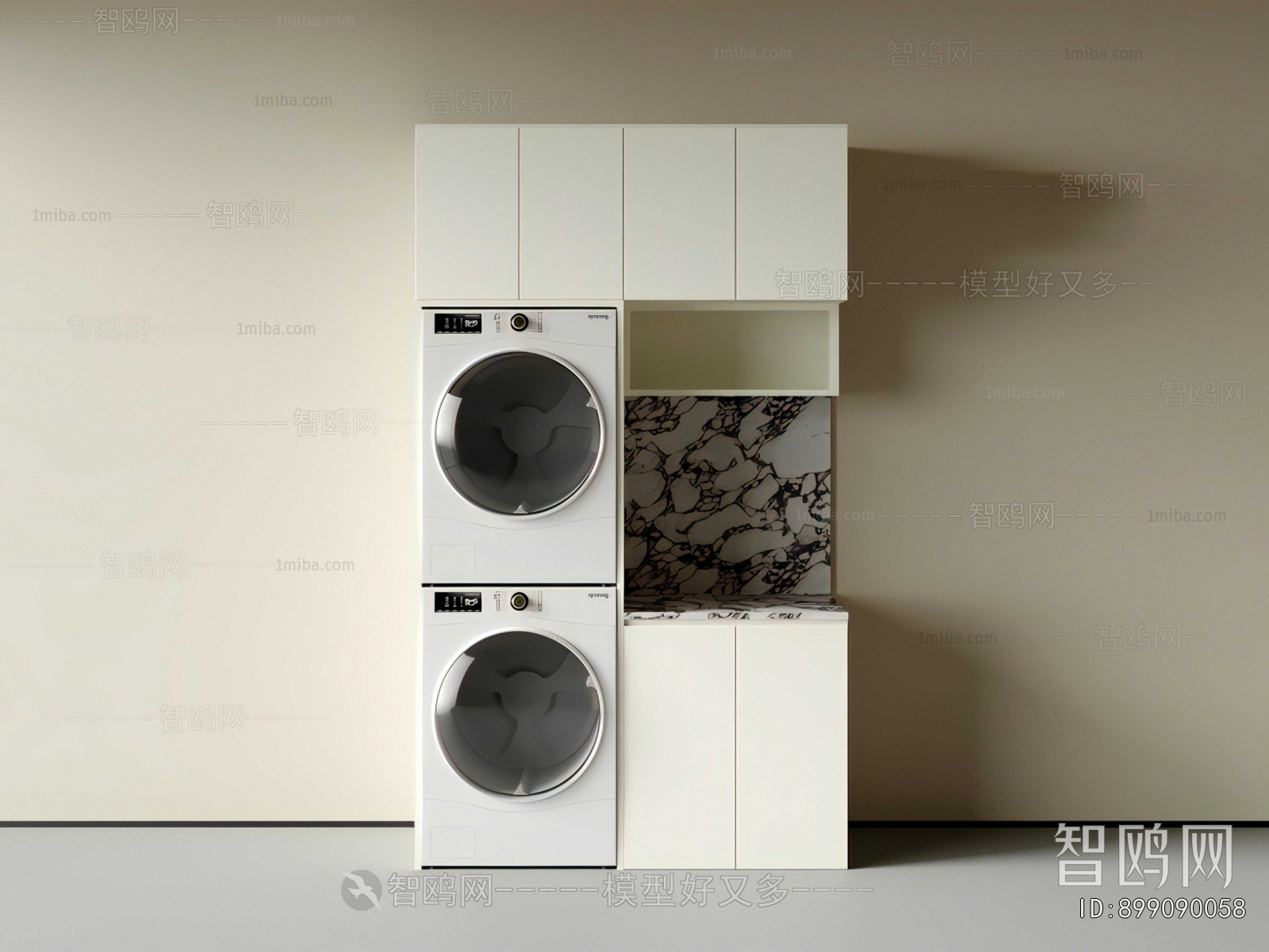 Modern Laundry Cabinet