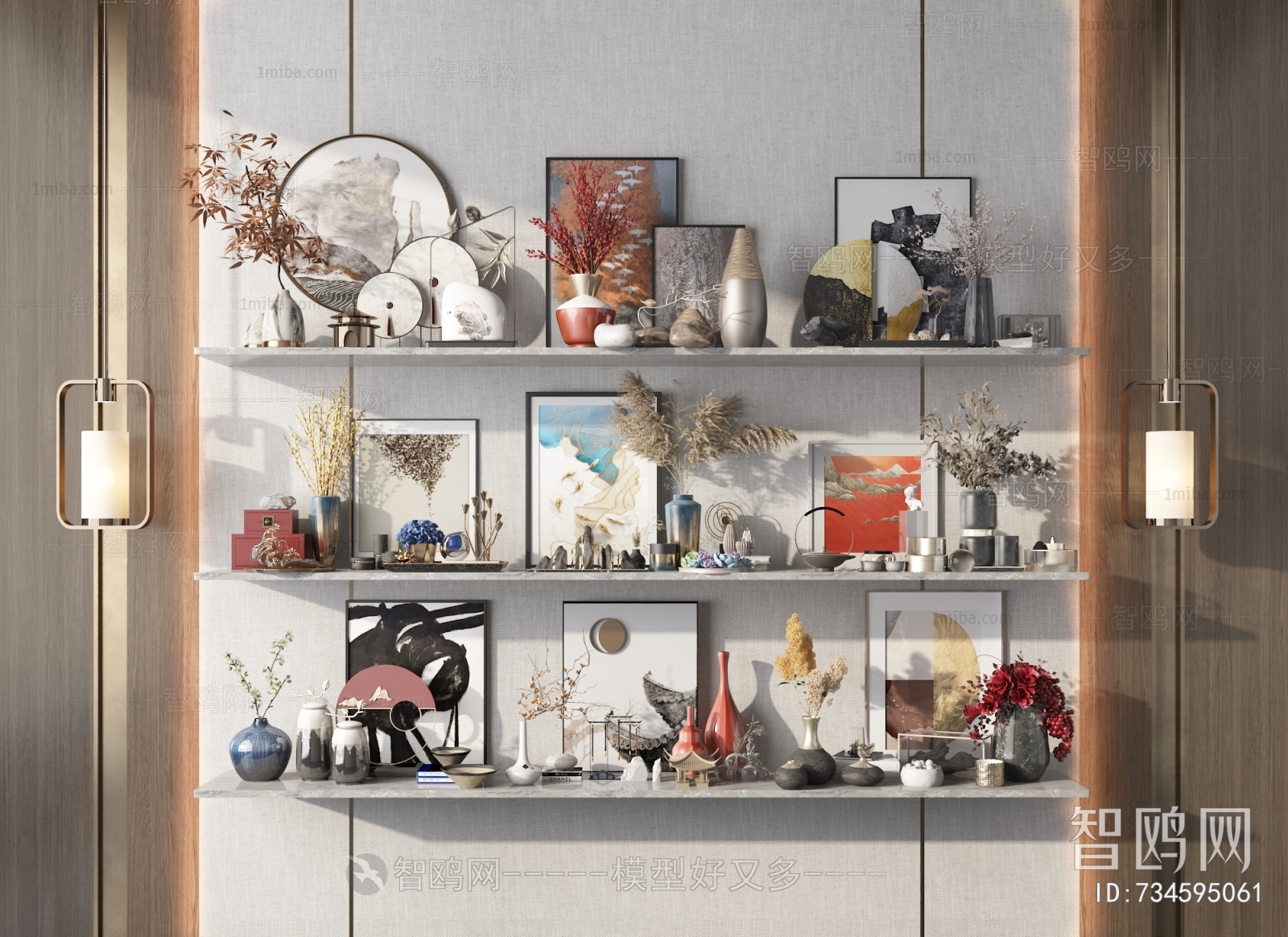 New Chinese Style Decorative Set