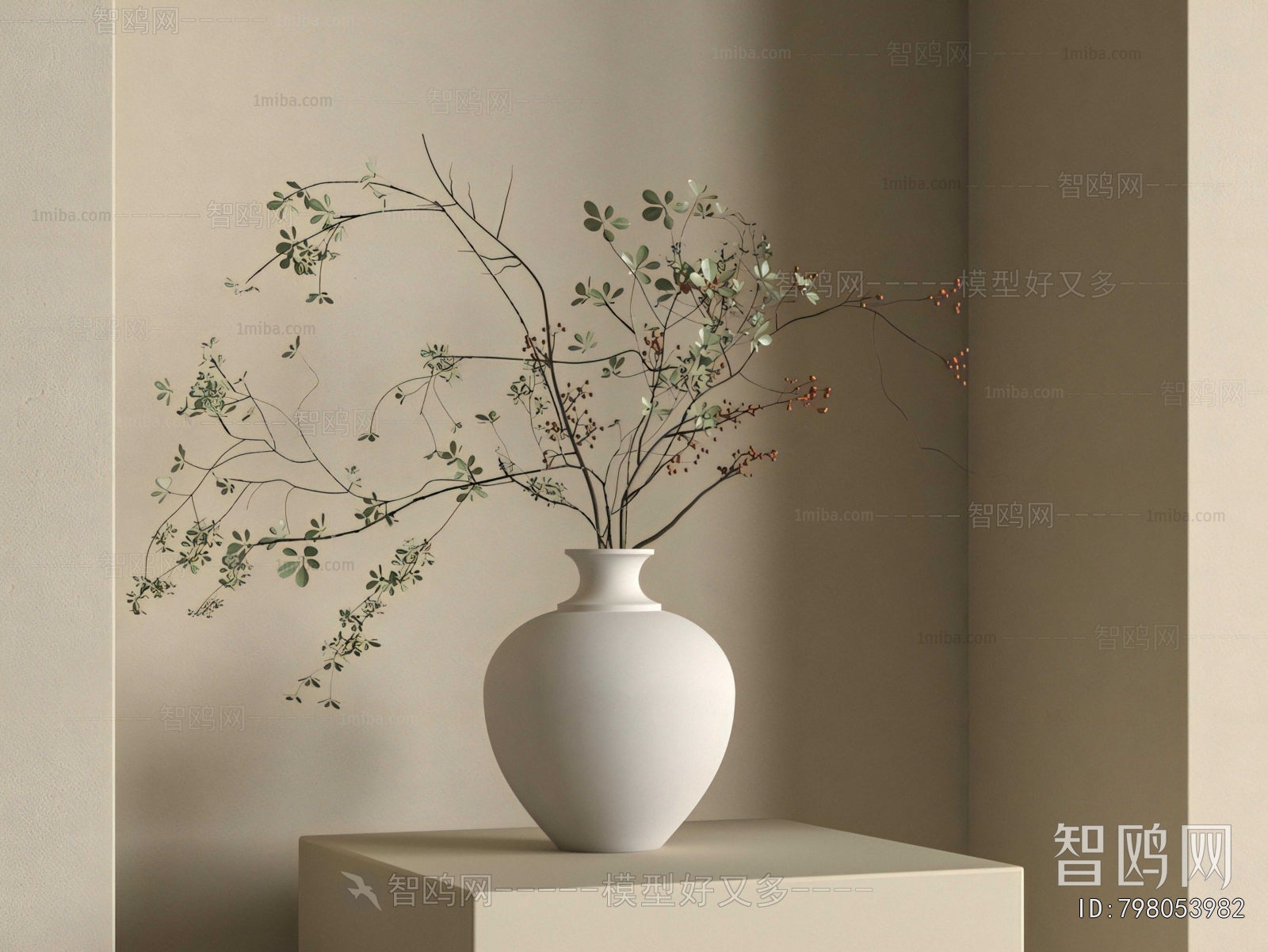 Wabi-sabi Style Dried Branch