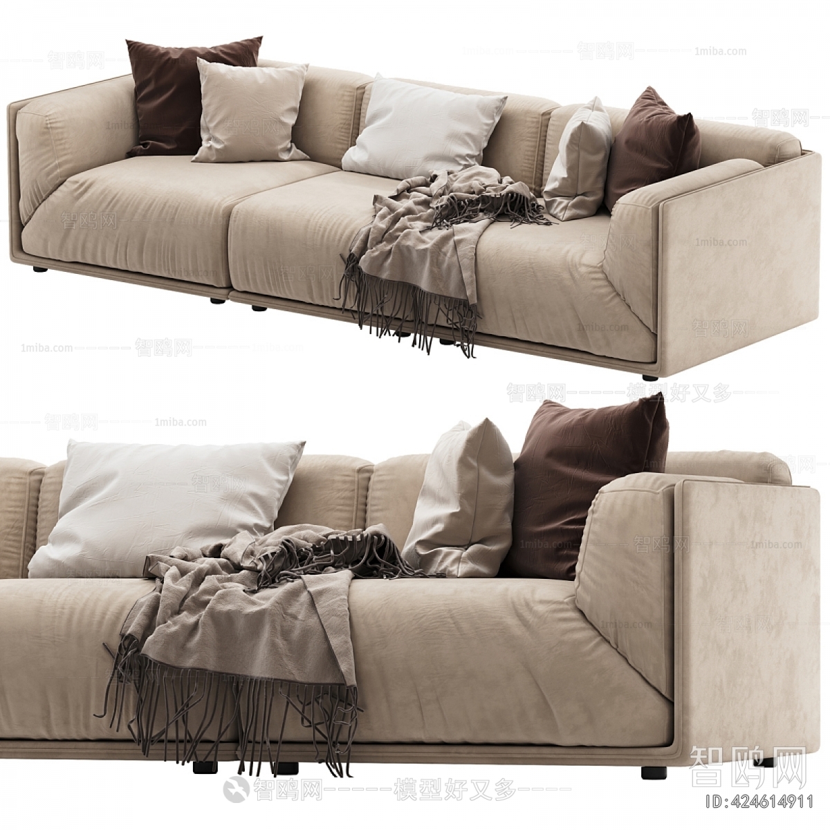 Modern Three-seat Sofa