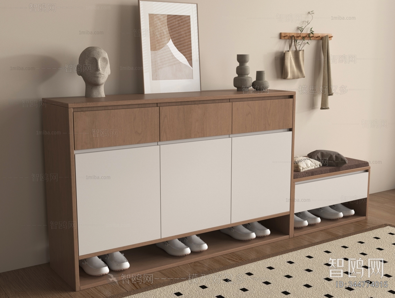 Modern Shoe Cabinet