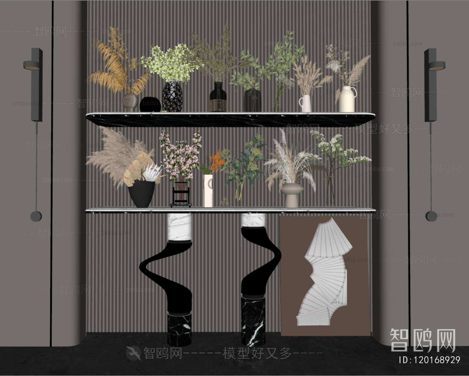 Modern Aquatic Green Plant