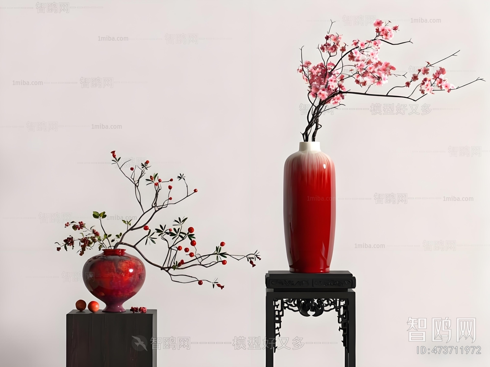New Chinese Style Flower Arrangement