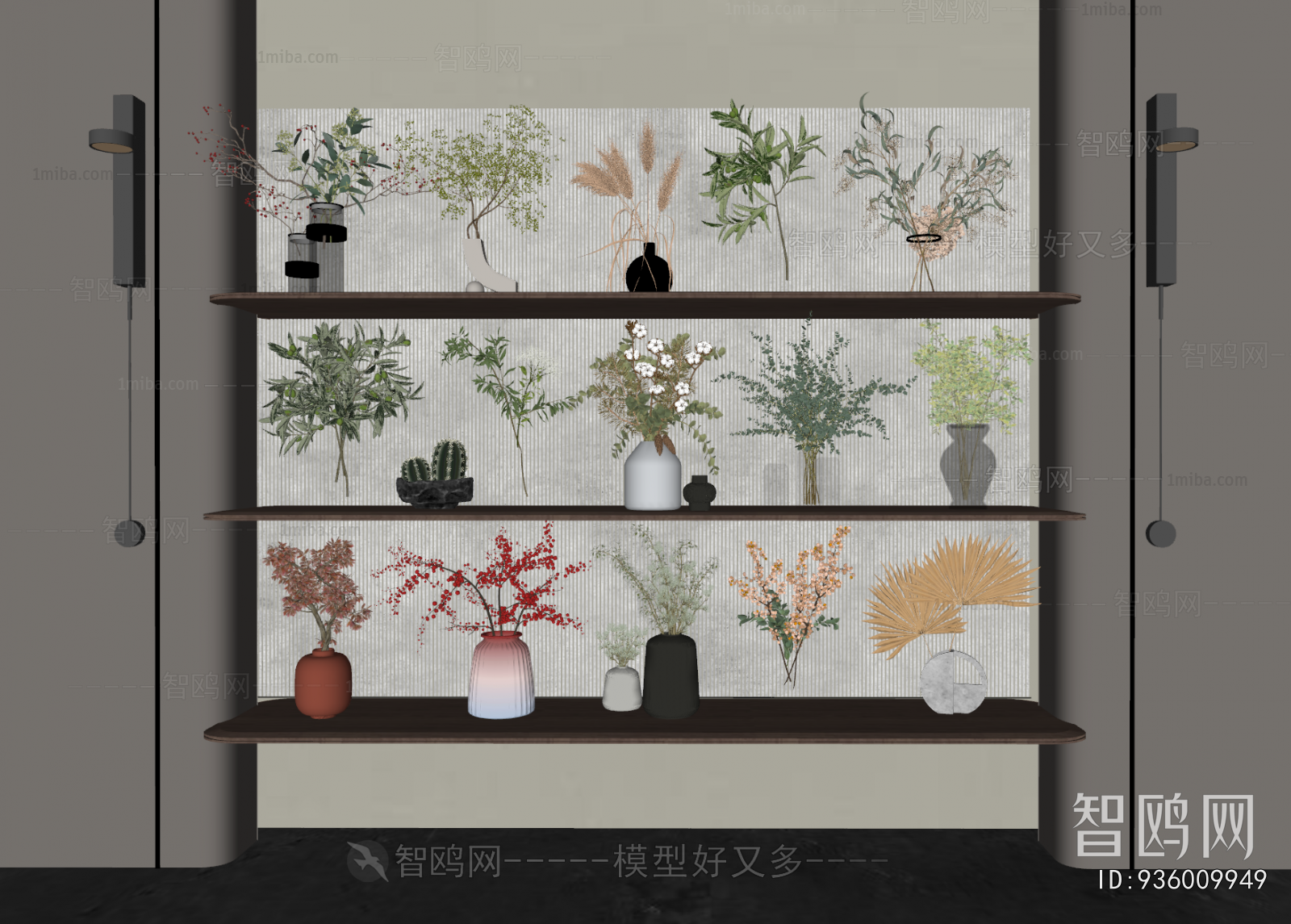 Modern Aquatic Green Plant