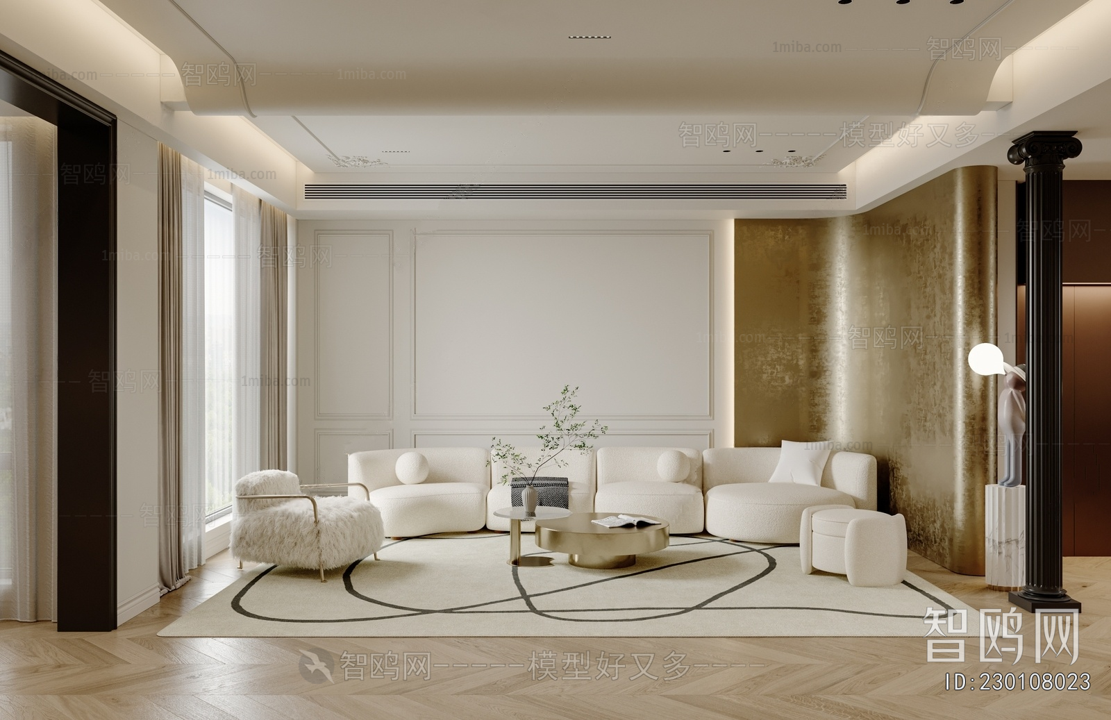 French Style A Living Room