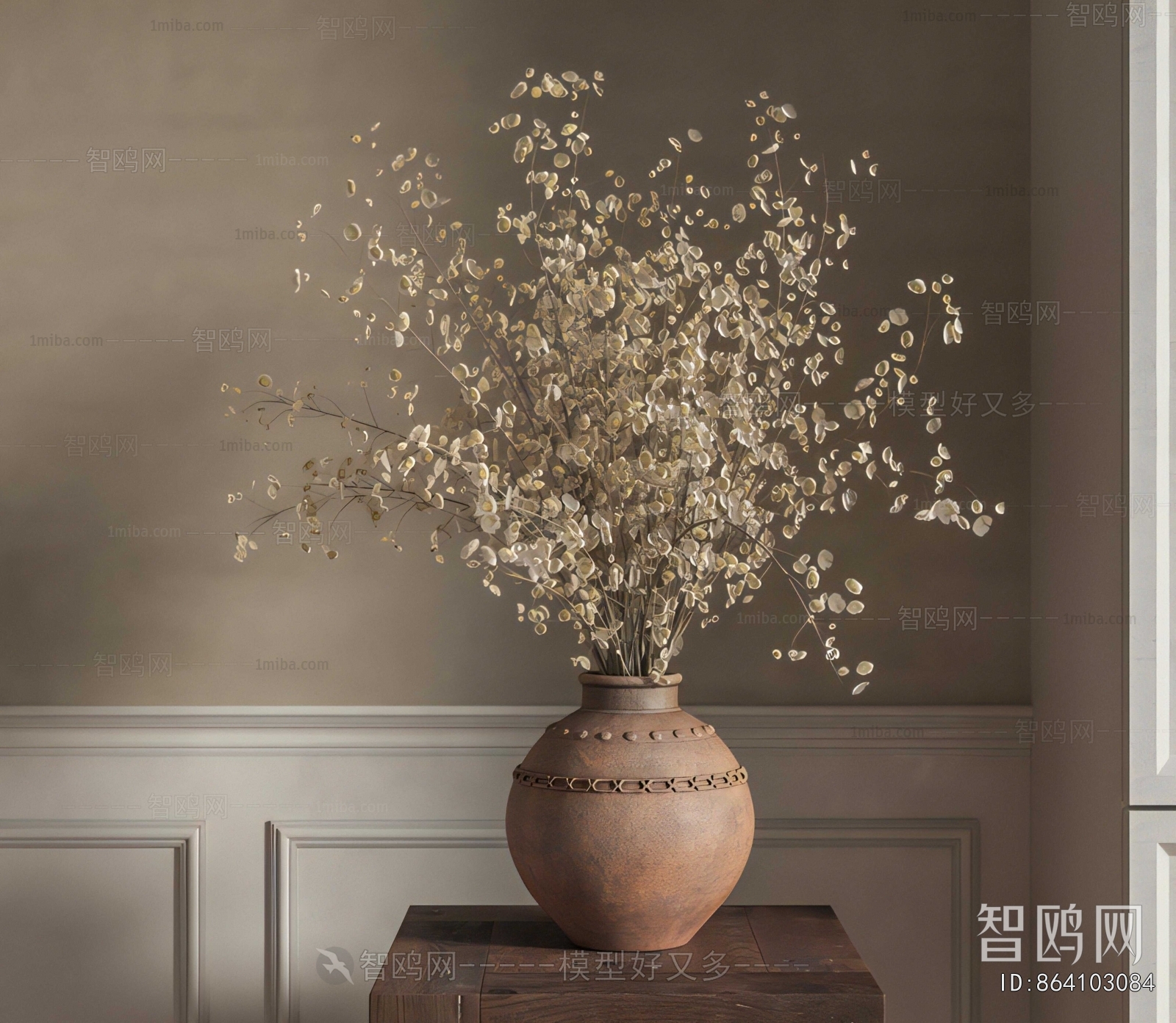 Wabi-sabi Style Dried Branch