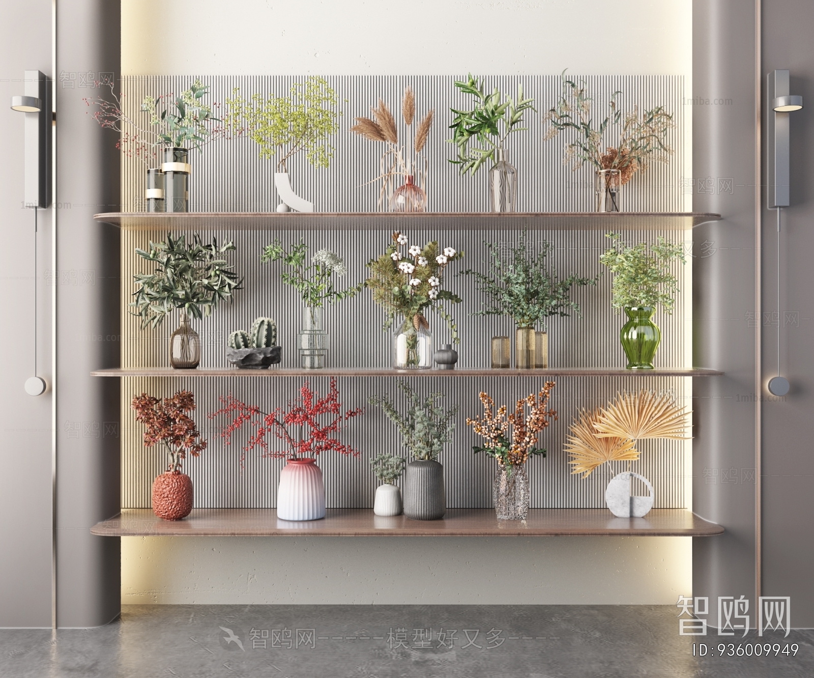 Modern Aquatic Green Plant