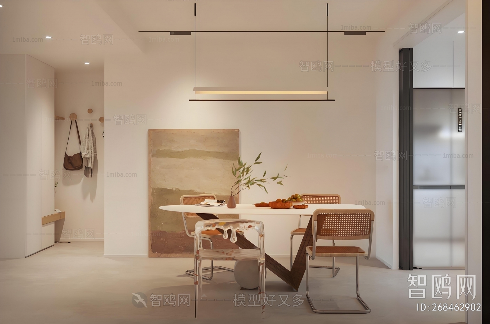 Wabi-sabi Style Dining Room